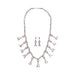 Sterling Silver Necklace and Earrings, Jewelry, Necklace, Native