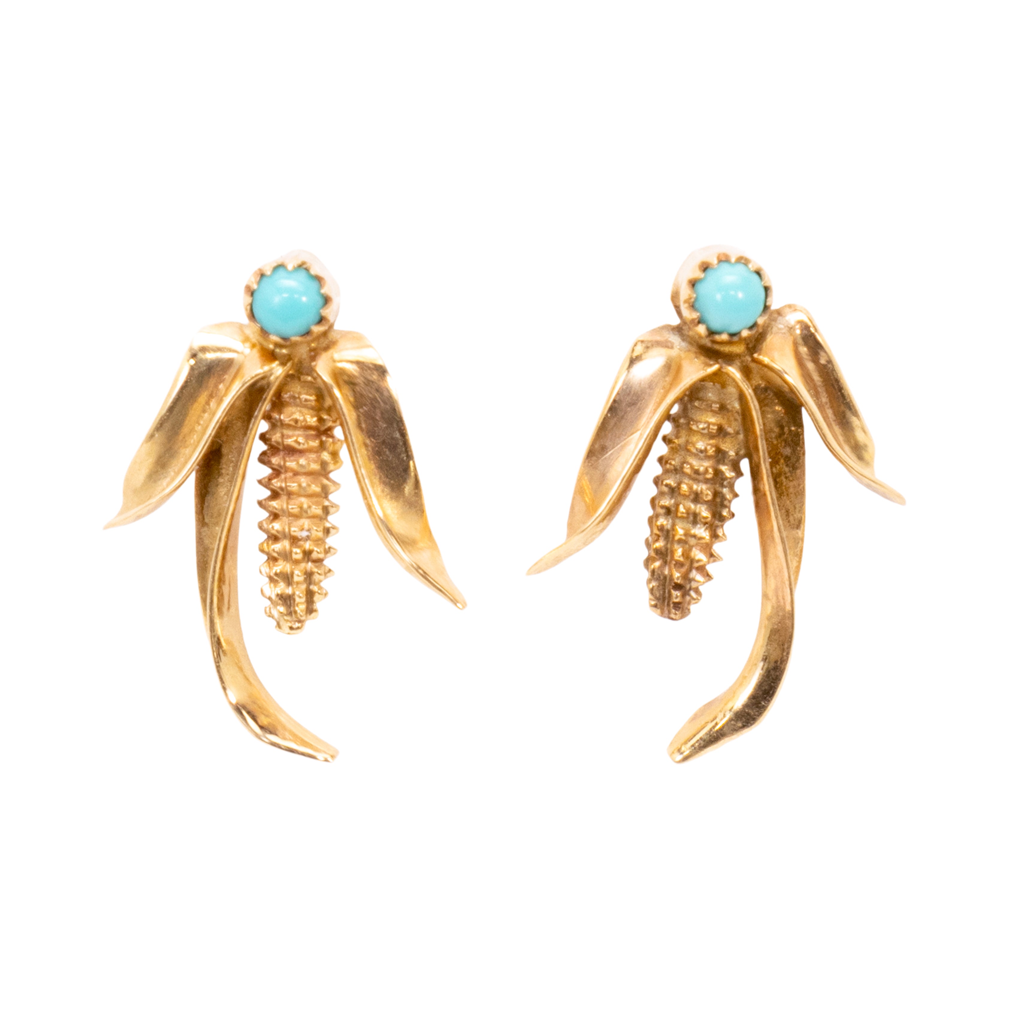 Gold and Turquoise Beetle Set