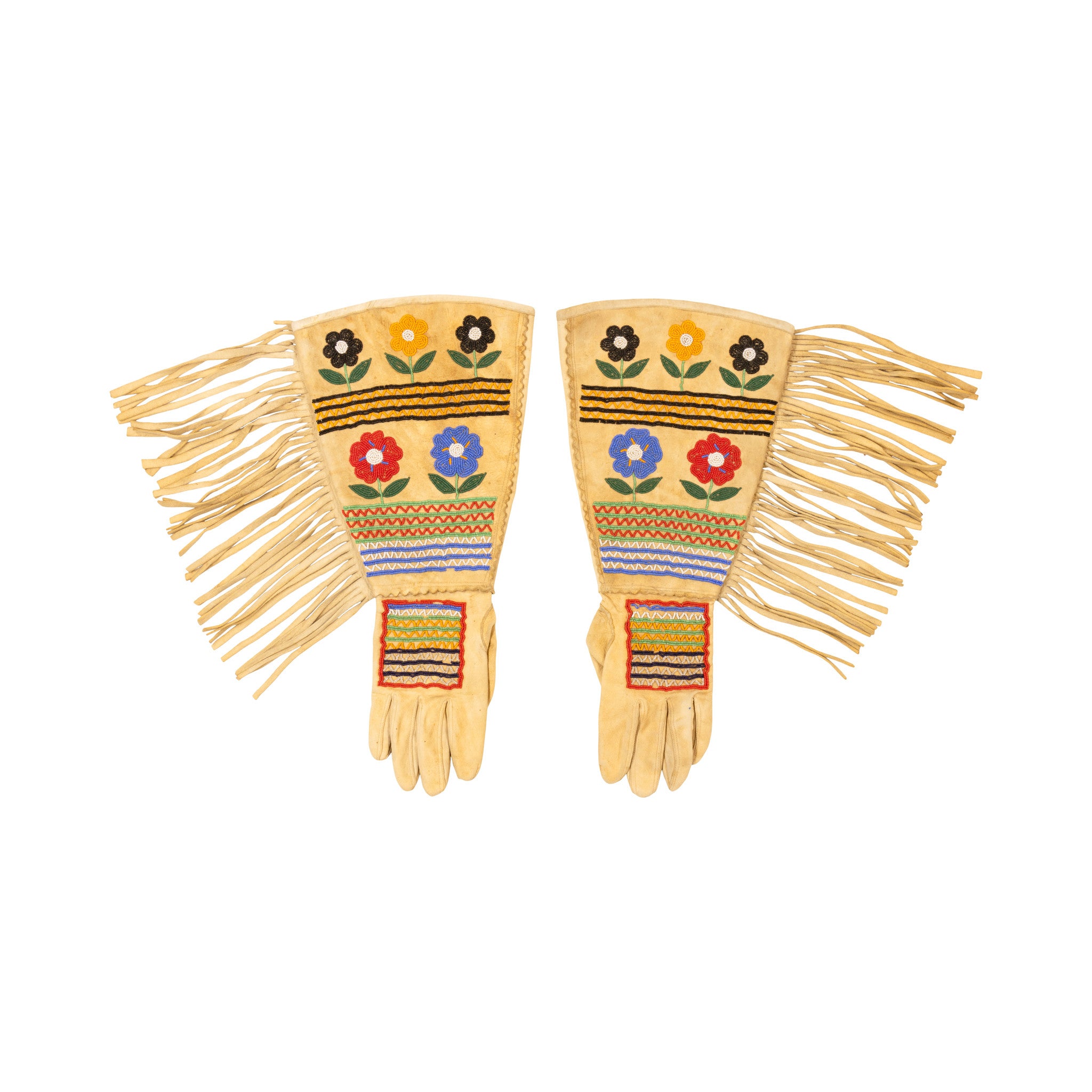 Cree Gauntlets, Native, Garment, Gauntlets