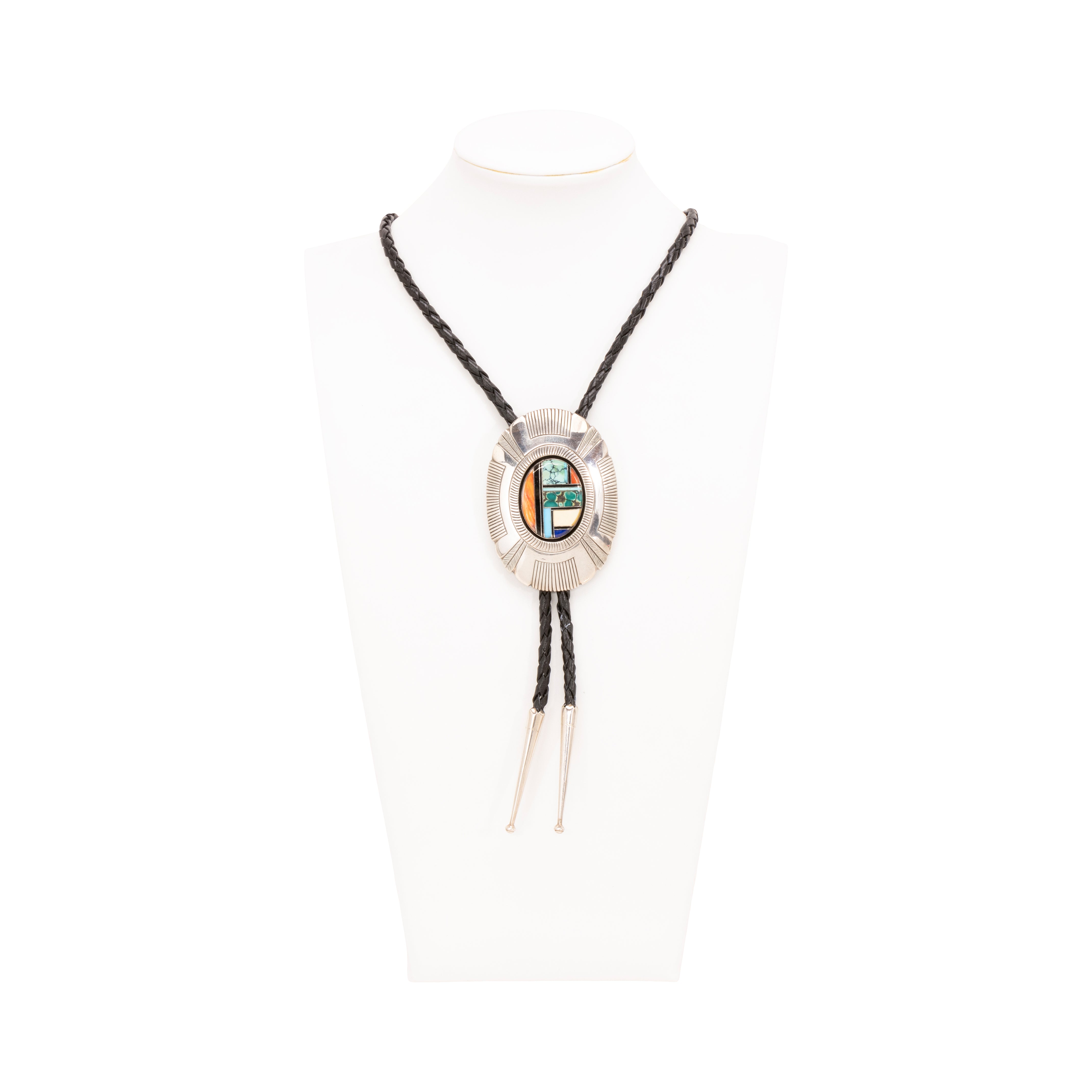 Inlaid Bolo Necktie