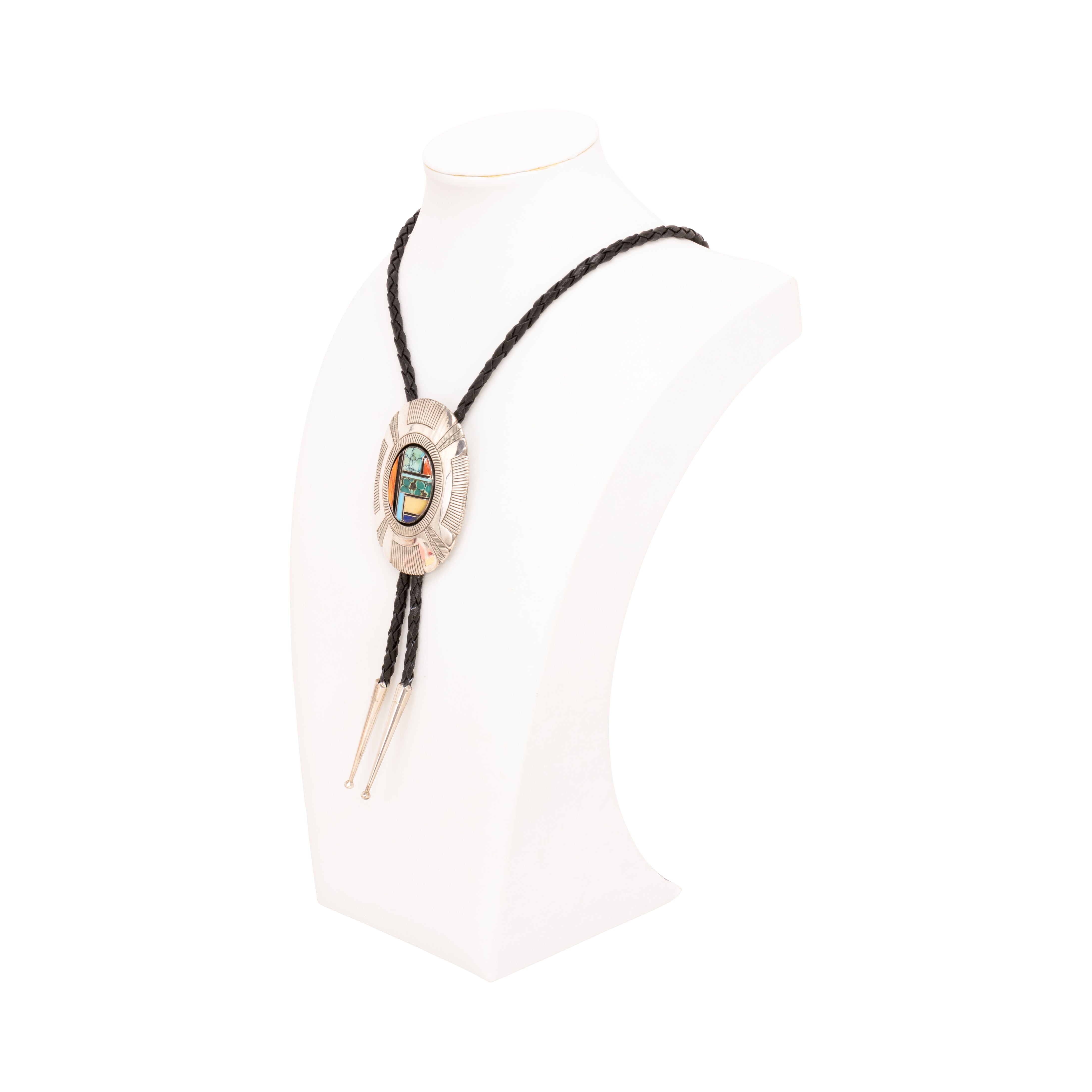 Inlaid Bolo Necktie