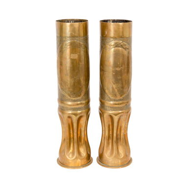 Trench Art Pair, Furnishings, Decor, Trench Art