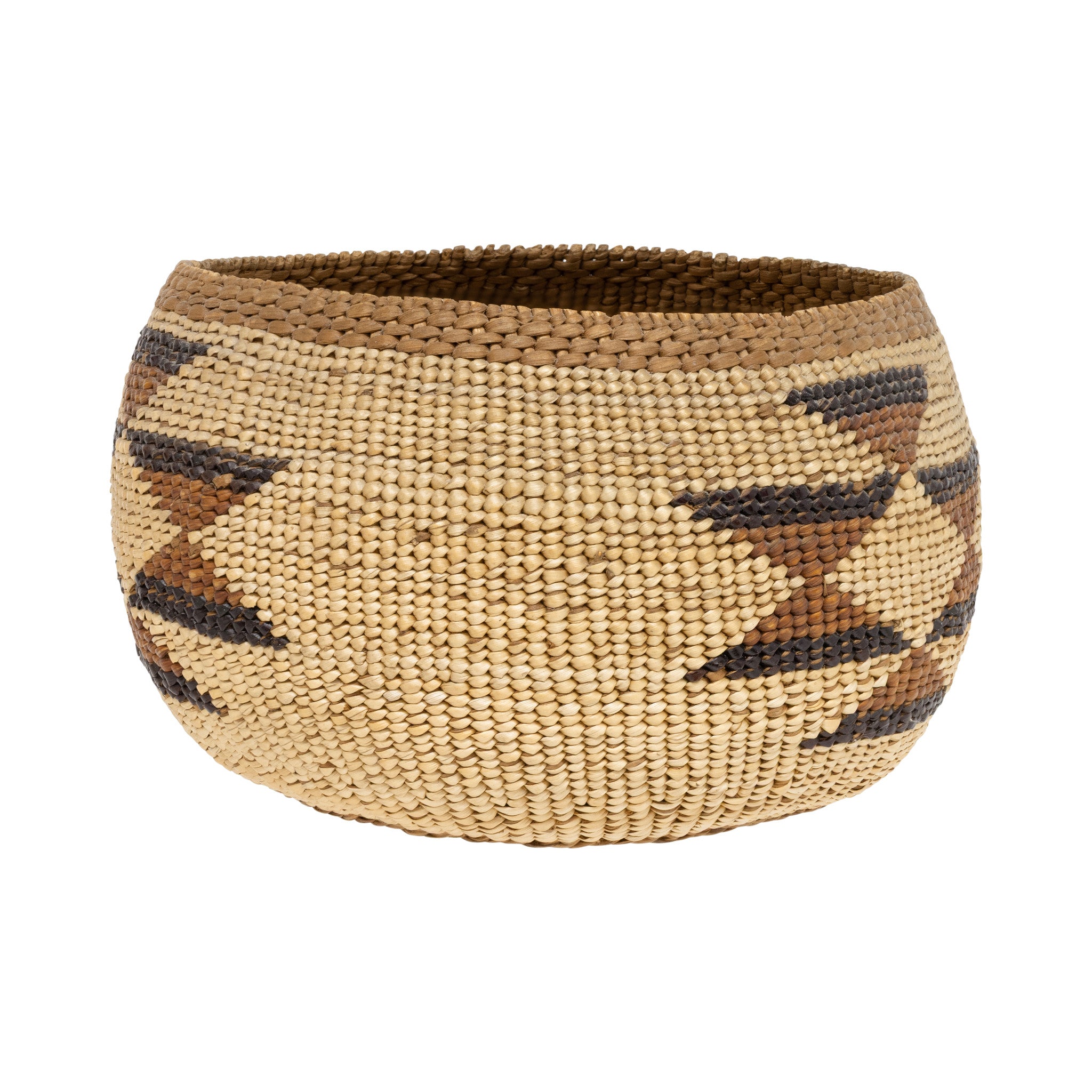 Hupa/Yurok Twine Basketry Bowl