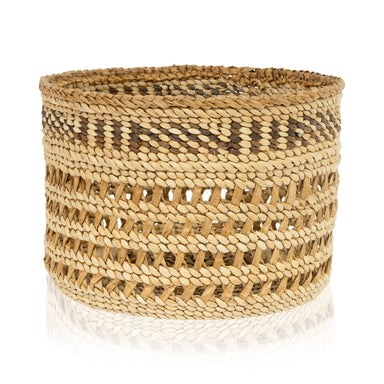 Haida Kaasan Basket, Native, Basketry, Vertical