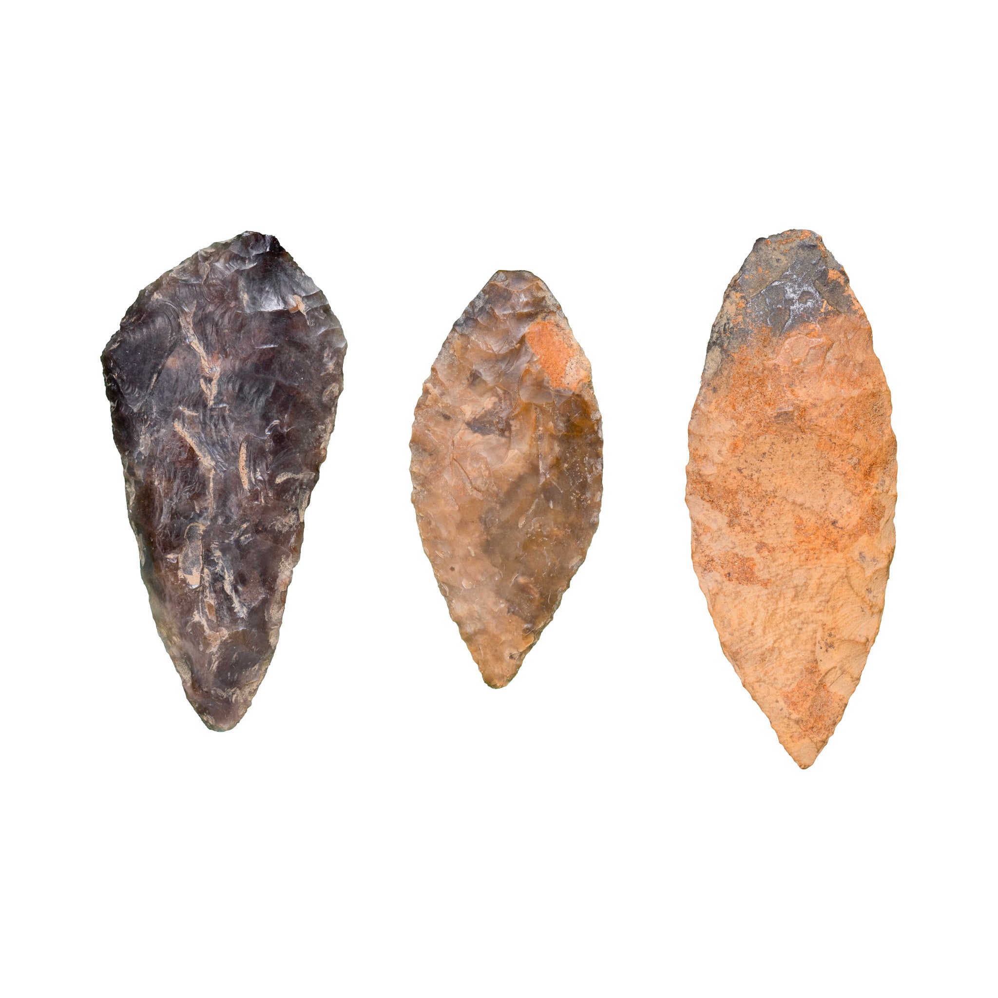 Three Coeur d'Alene Points, Native, Stone and Tools, Blade