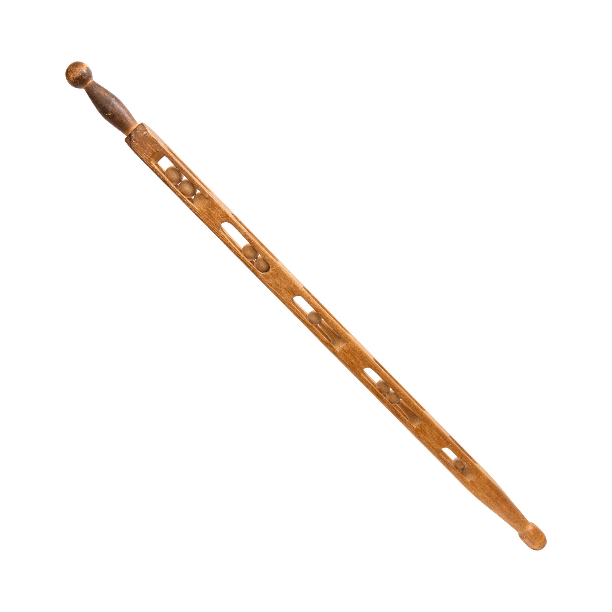 Whimsical Ball and Cage Walking Stick