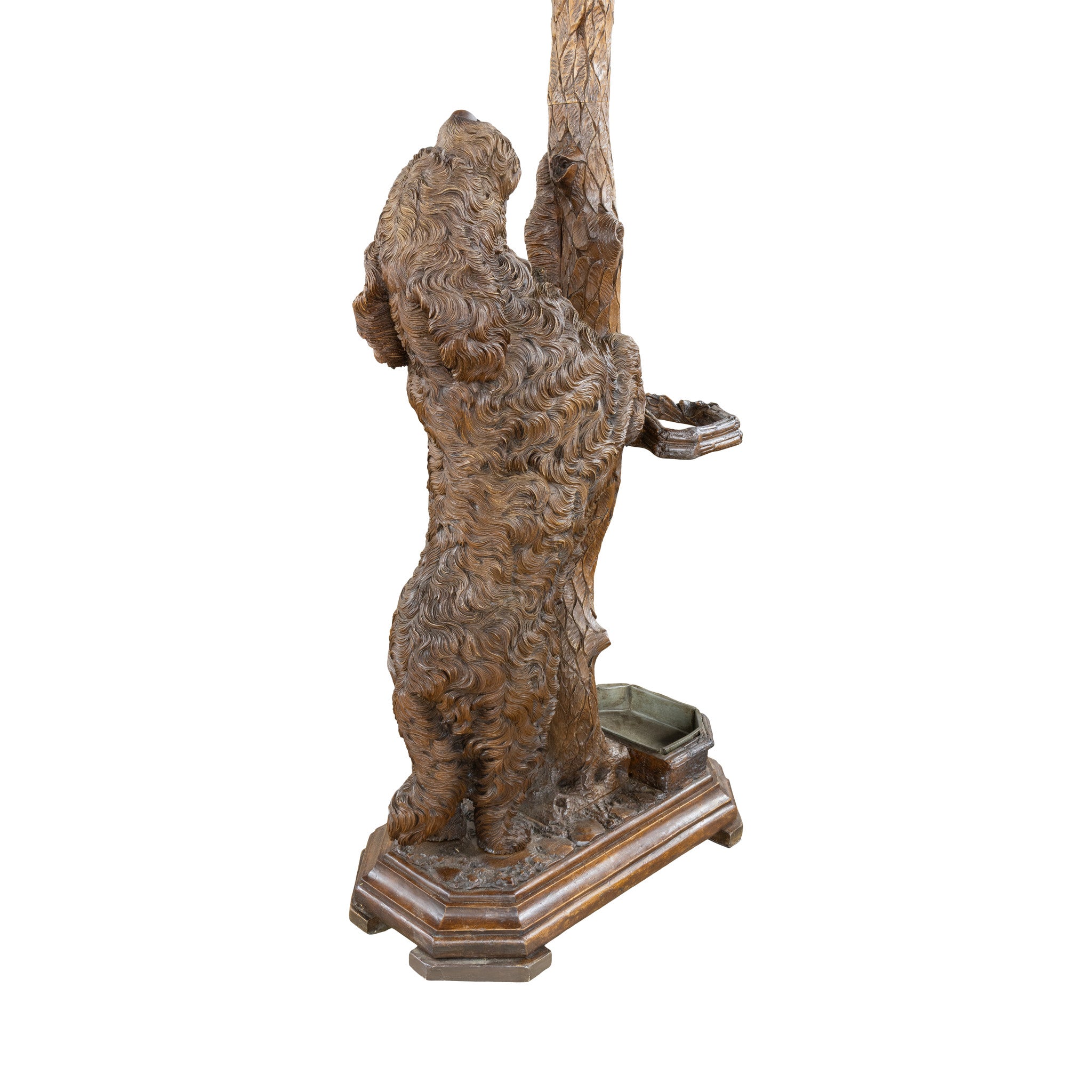 C.V Bergen Black Forest Carved Hall Tree