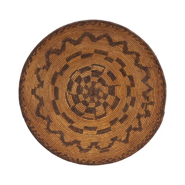 Apache Basketry Tray, Native, Basketry, Plate
