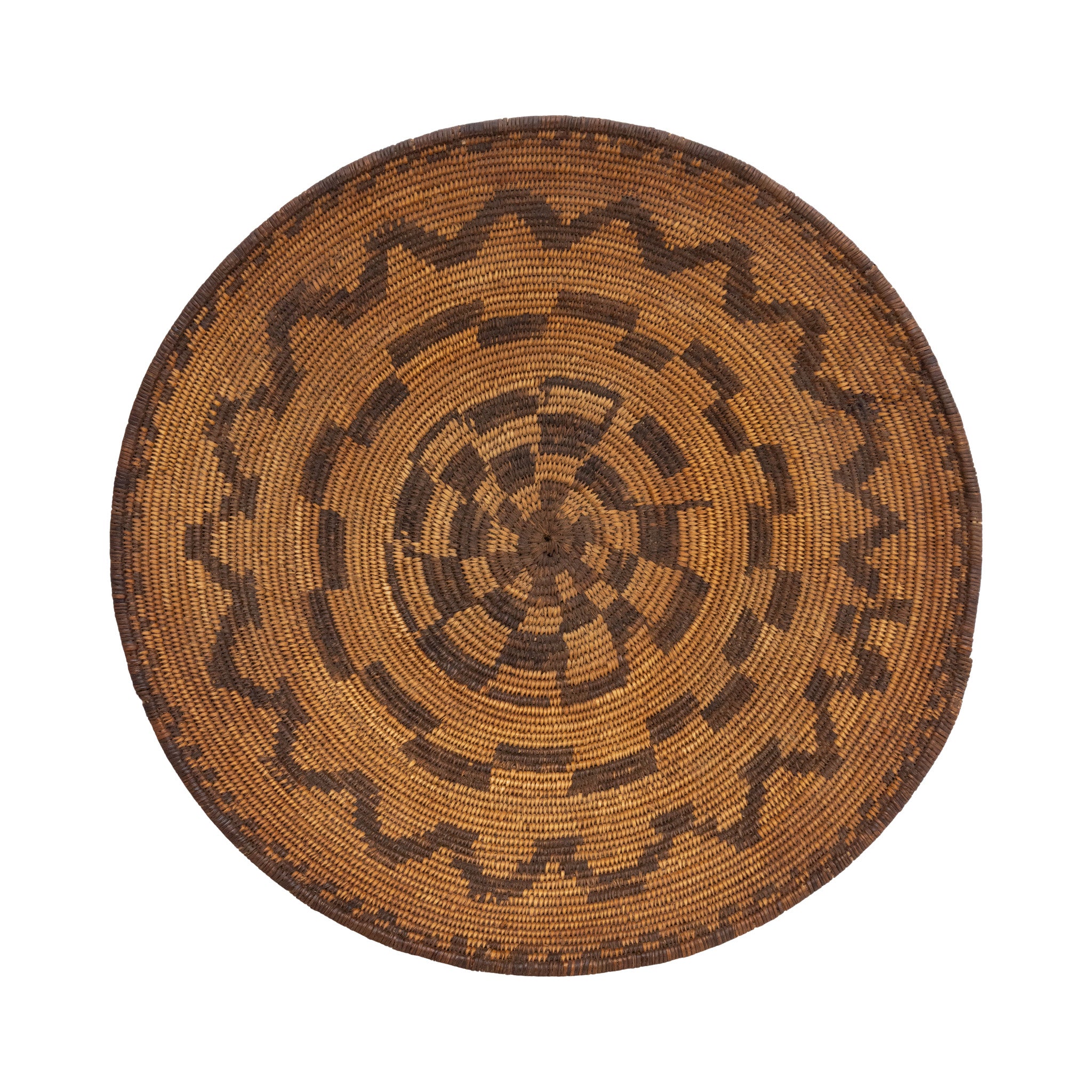 Apache Basketry Tray, Native, Basketry, Plate