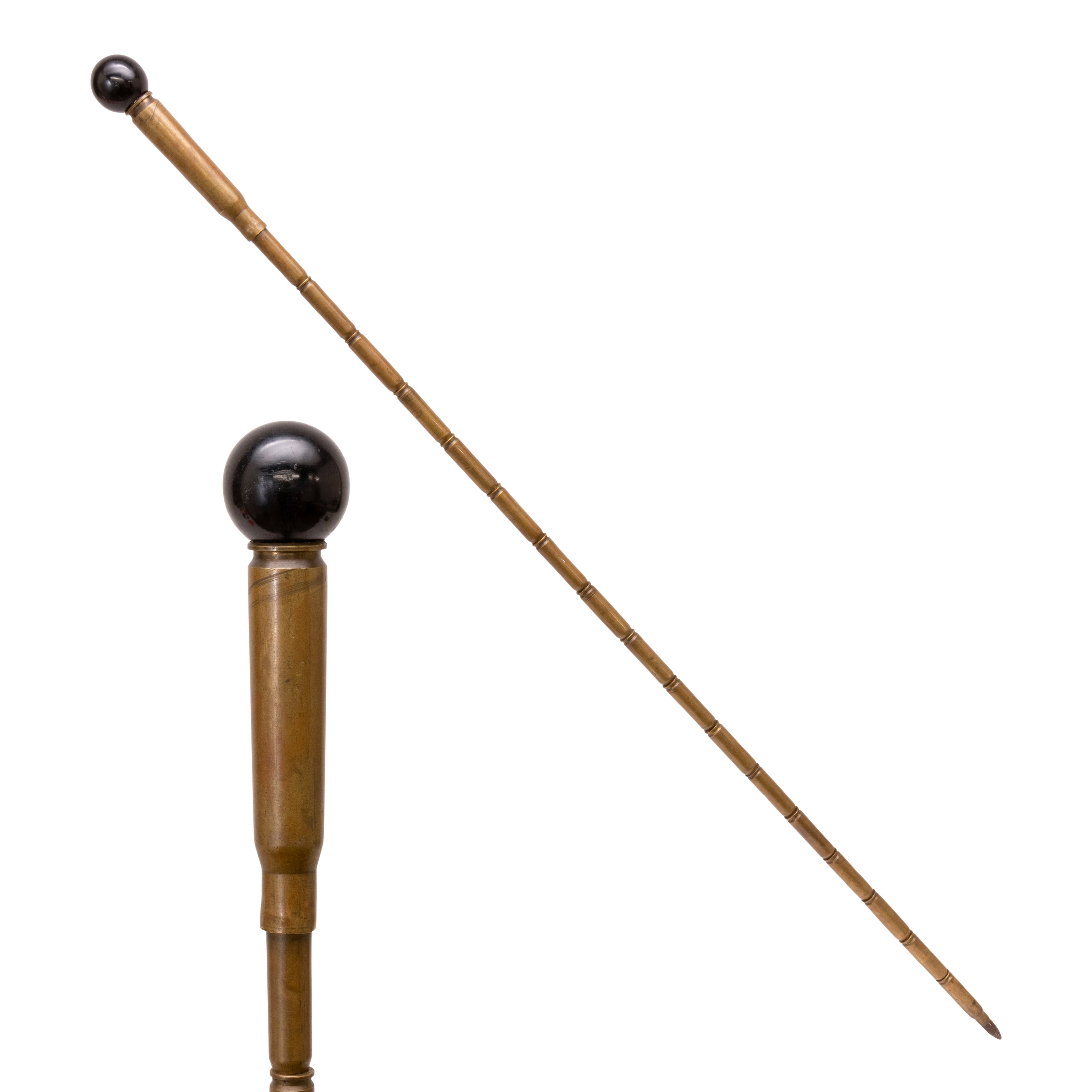 Trench Art Horn Cane, Furnishings, Decor, Cane