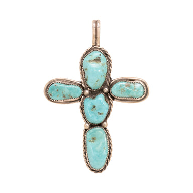 Navajo Turquoise Cross, Jewelry, Necklace, Native