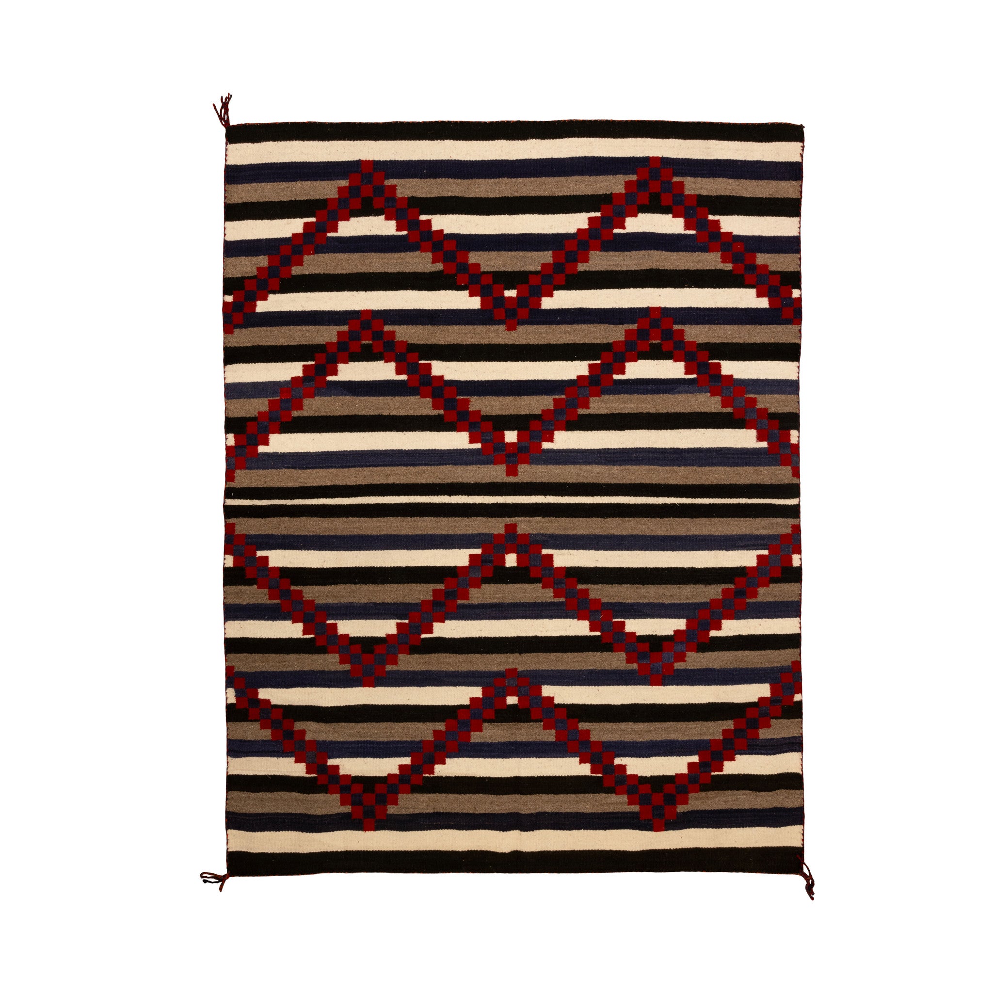 Navajo Chief Blanket Style Floor Weaving, Native, Weaving, Floor Rug