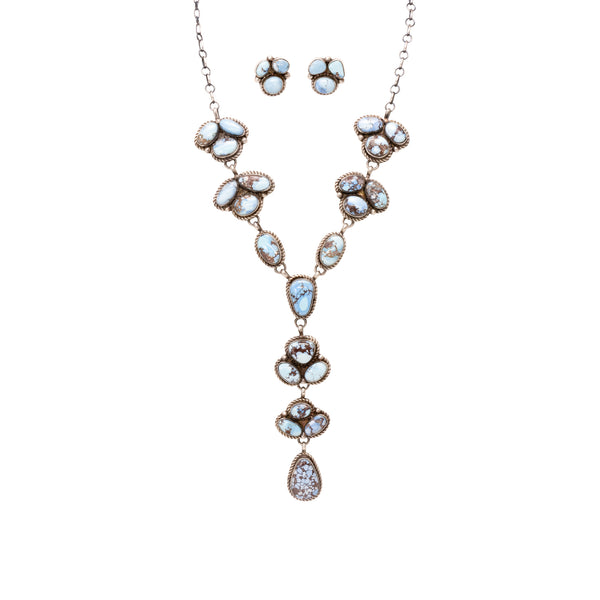 Navajo Golden Hill Turquoise Jewelry Set, Jewelry, Set, Native