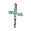Navajo Turquoise Cross Pendant