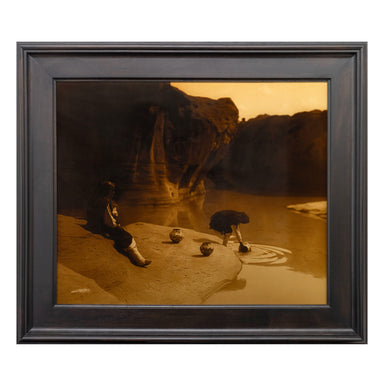 "At the Old Well- Acoma" E.S. Curtis Goldtone, Fine Art, Photography, Limited