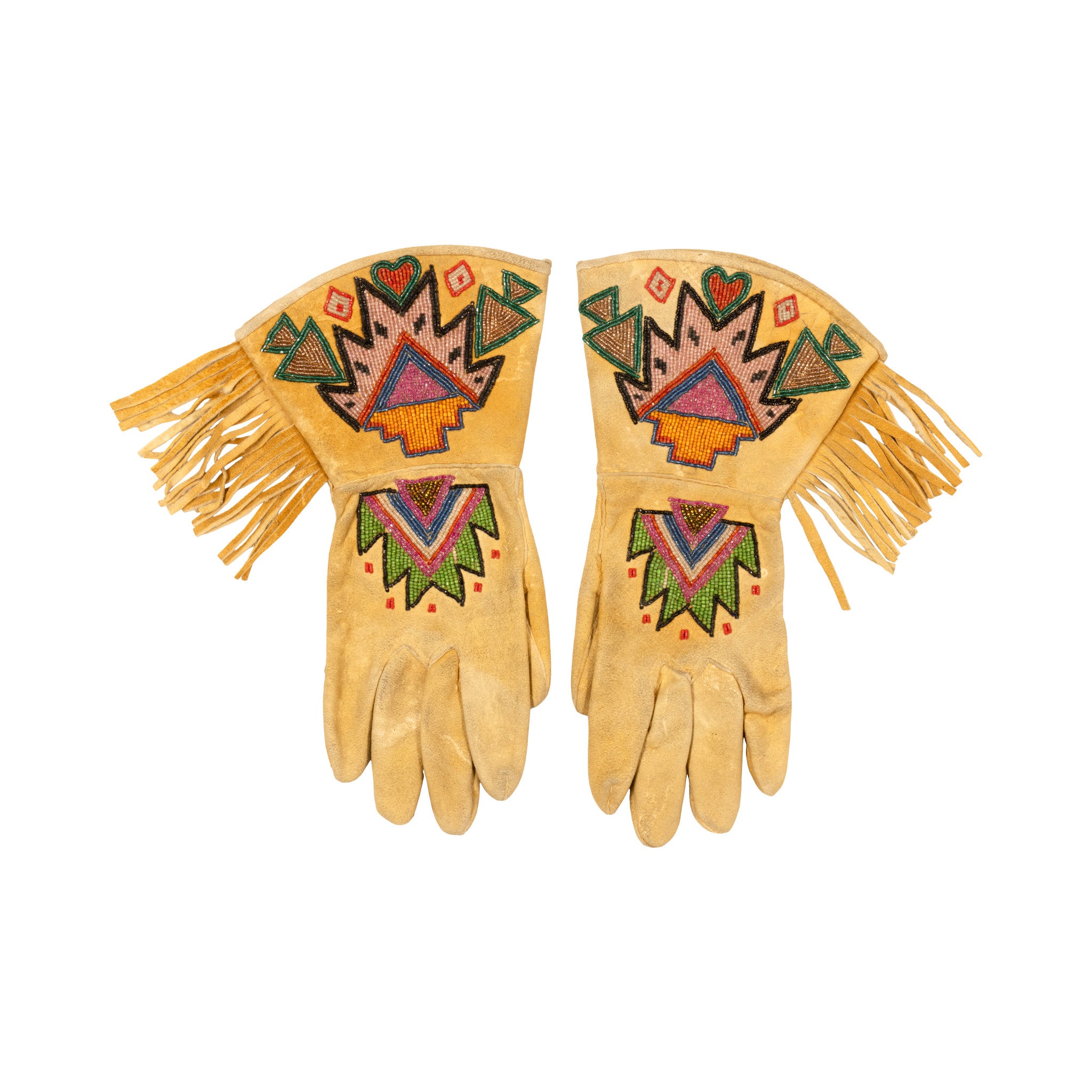Plateau Gauntlets, Native, Garment, Gauntlets
