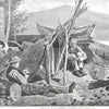 "Camping Out in the Adirondack Mountains" by Winslow Homer