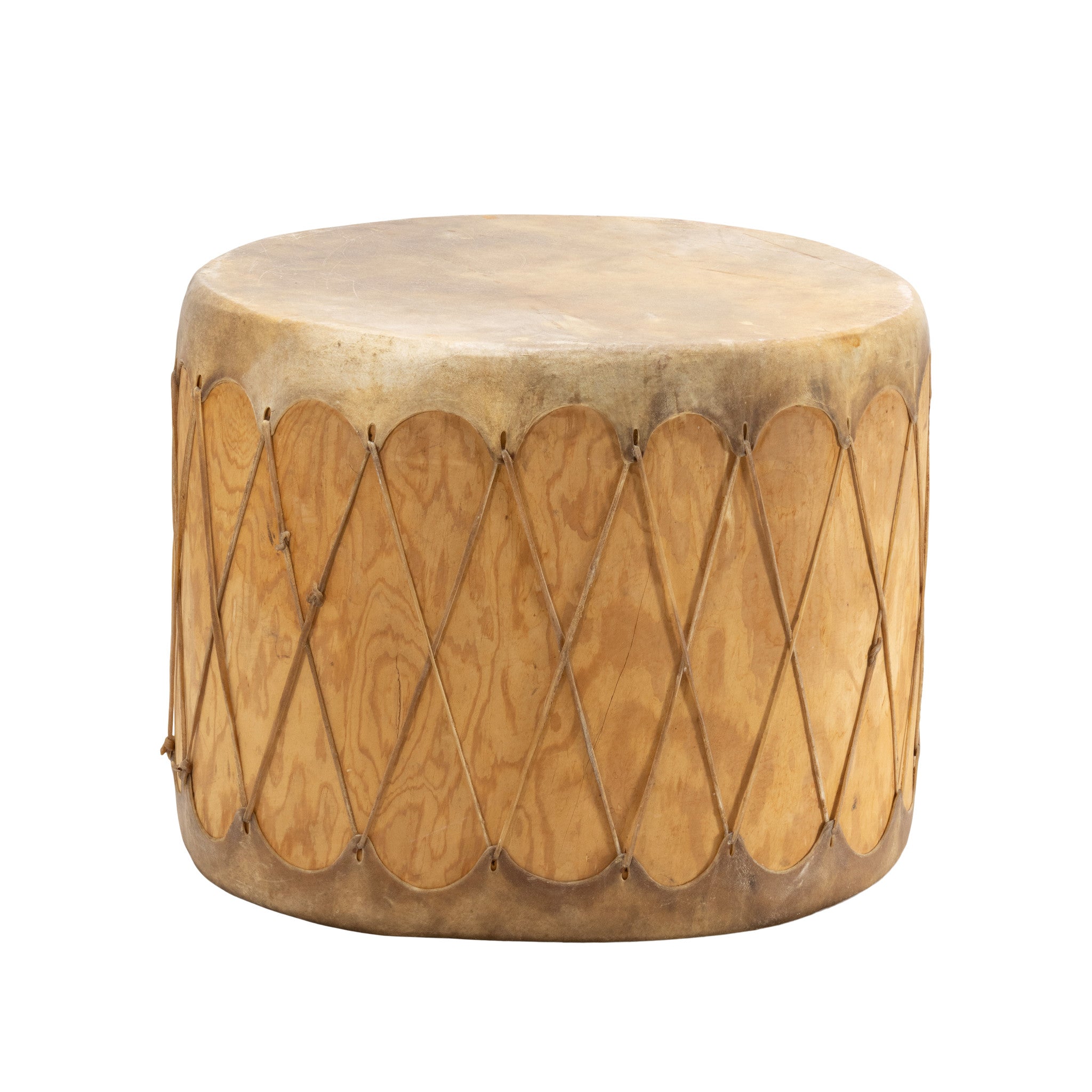 Taos Pueblo Pow Wow Drum with Beaters