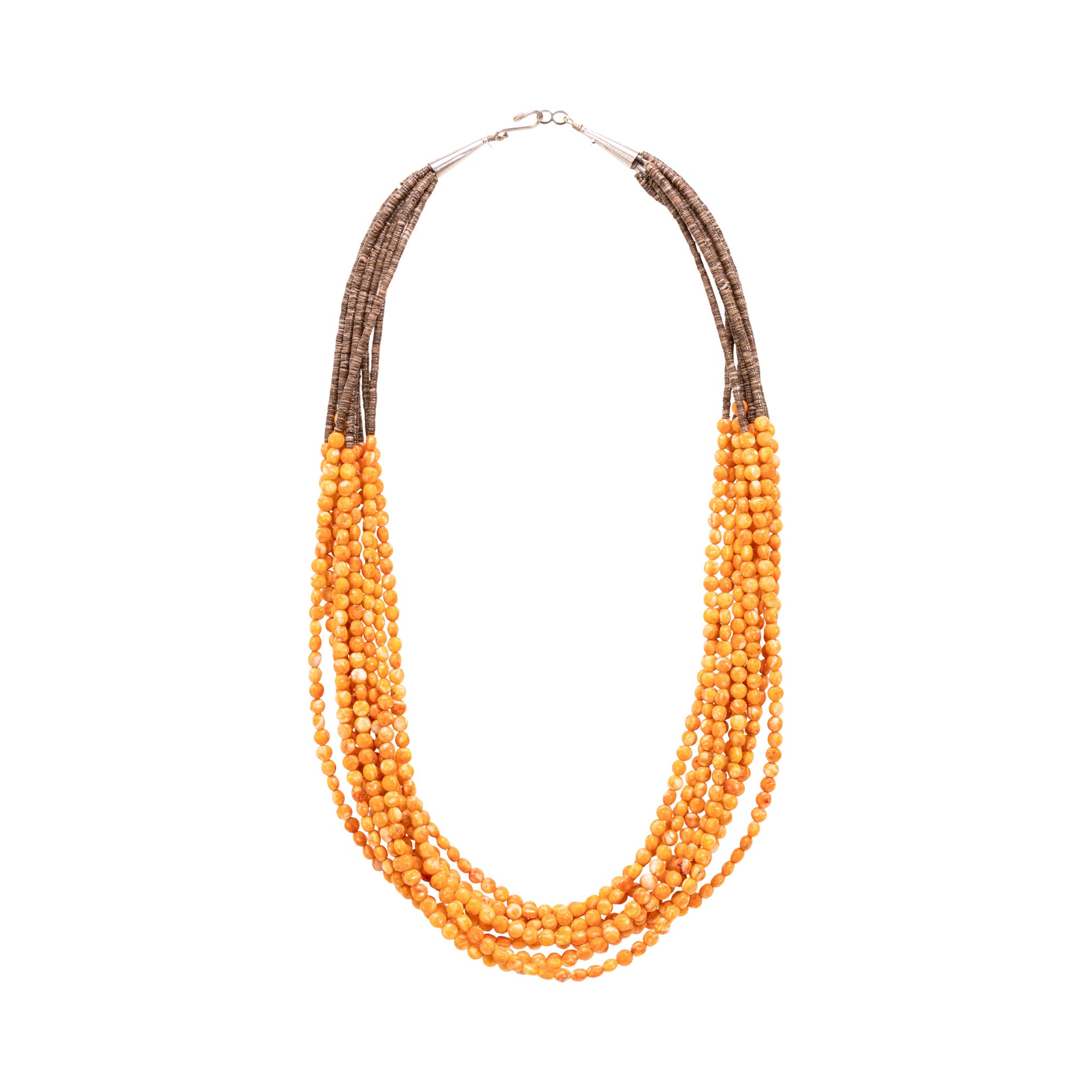 Heishi and Spiny Oyster Necklace, Jewelry, Necklace, Native