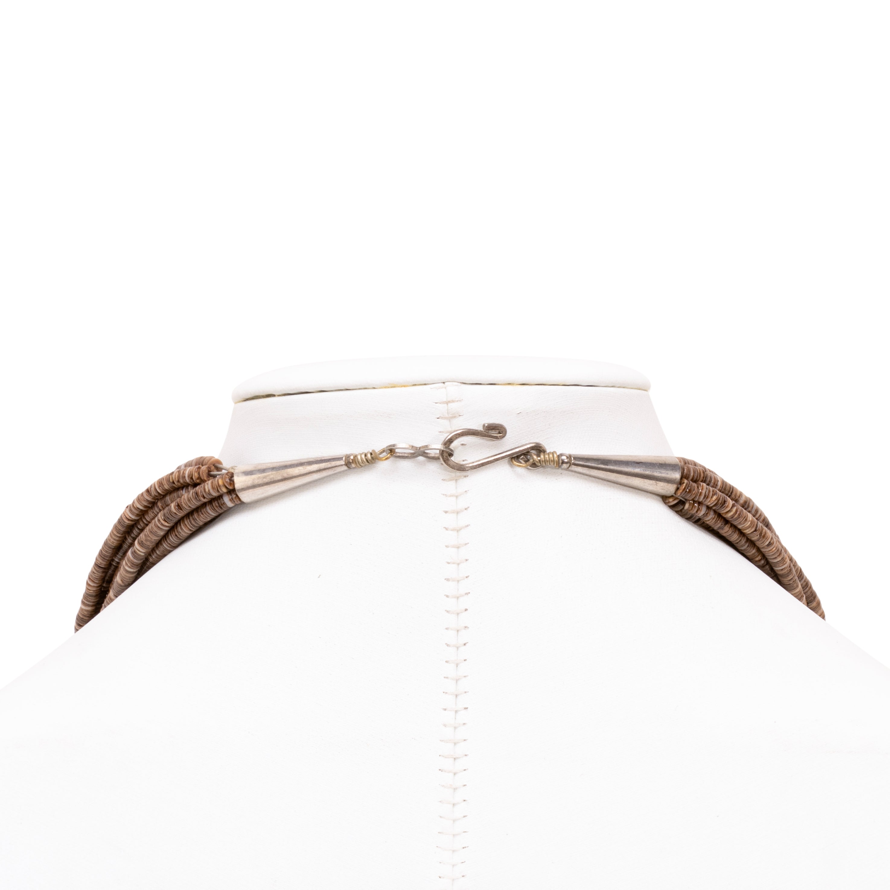 Heishi and Spiny Oyster Necklace