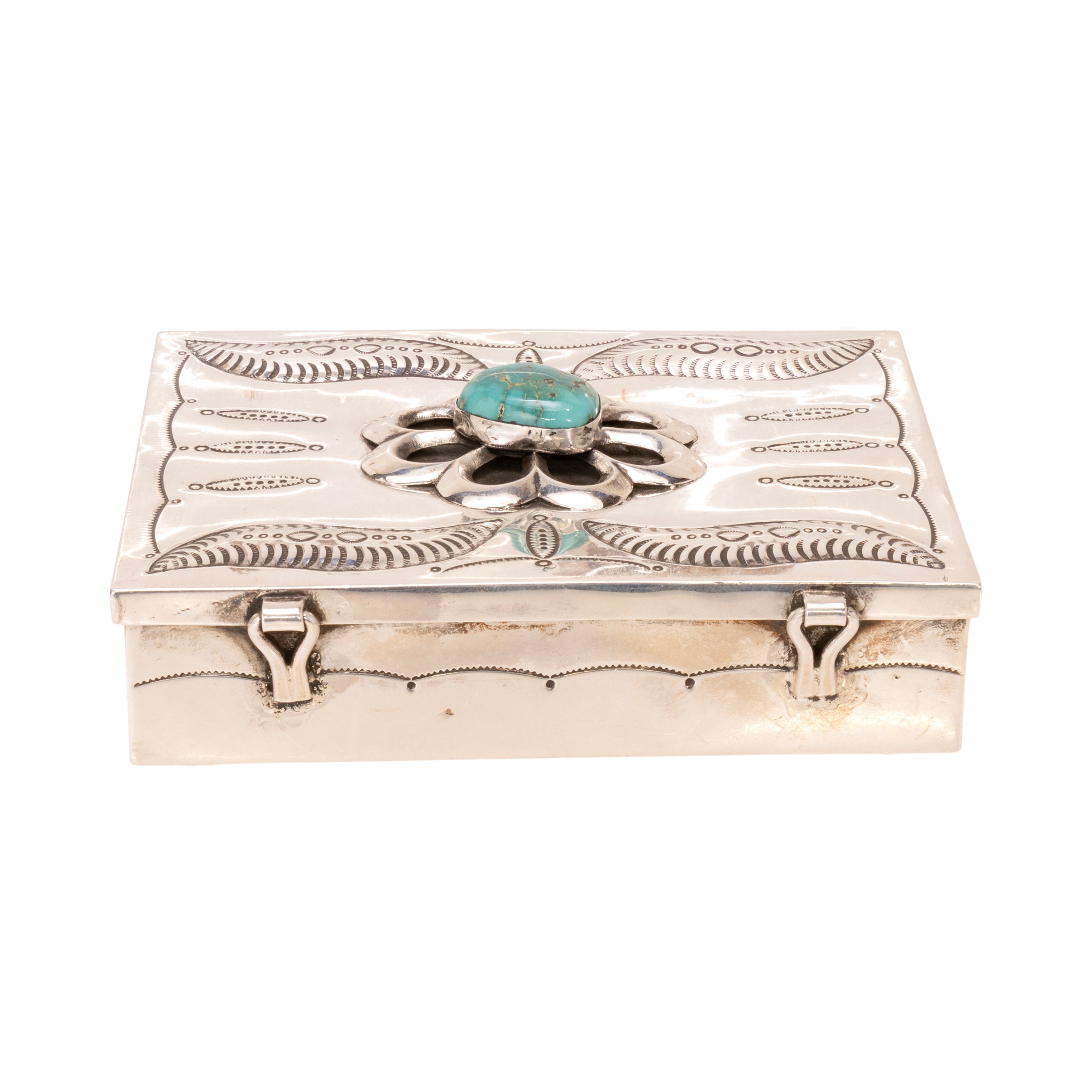 Native Sterling and Turquoise Box