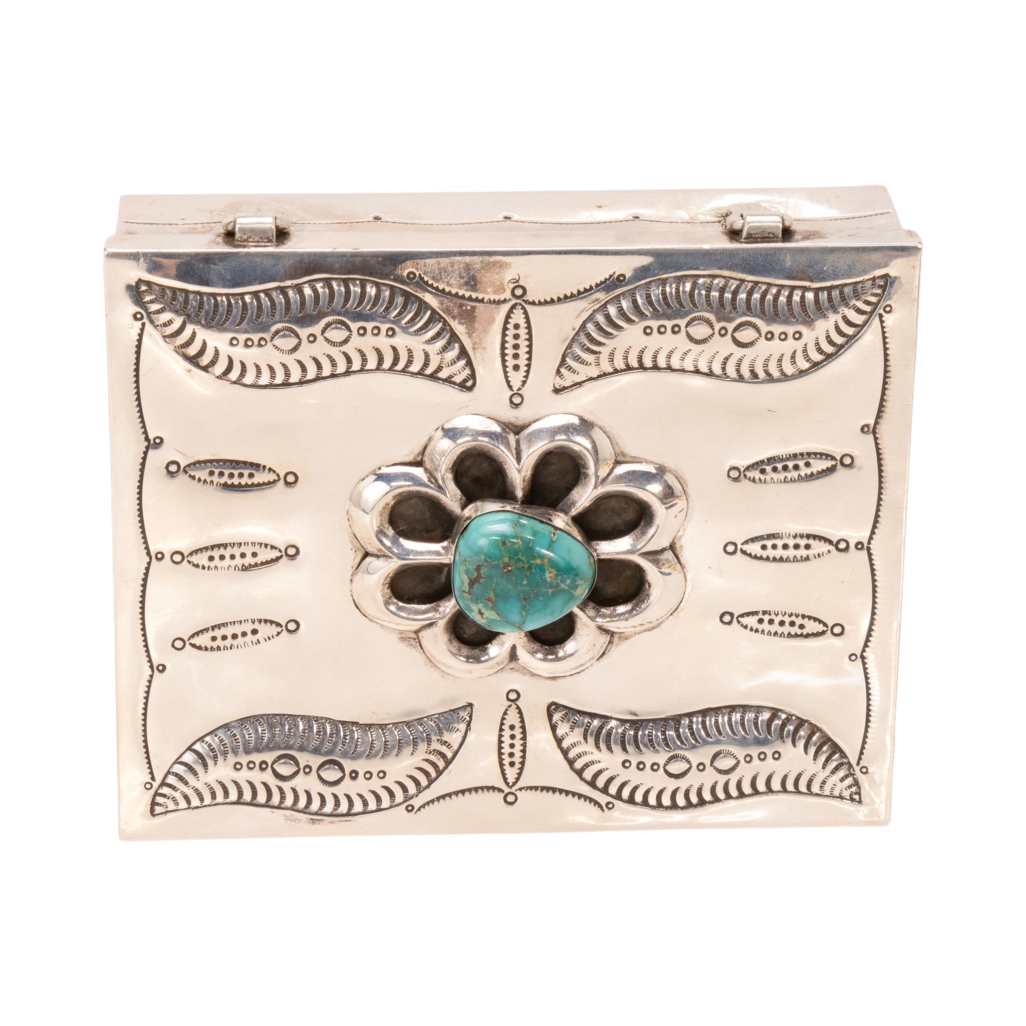 Native Sterling and Turquoise Box