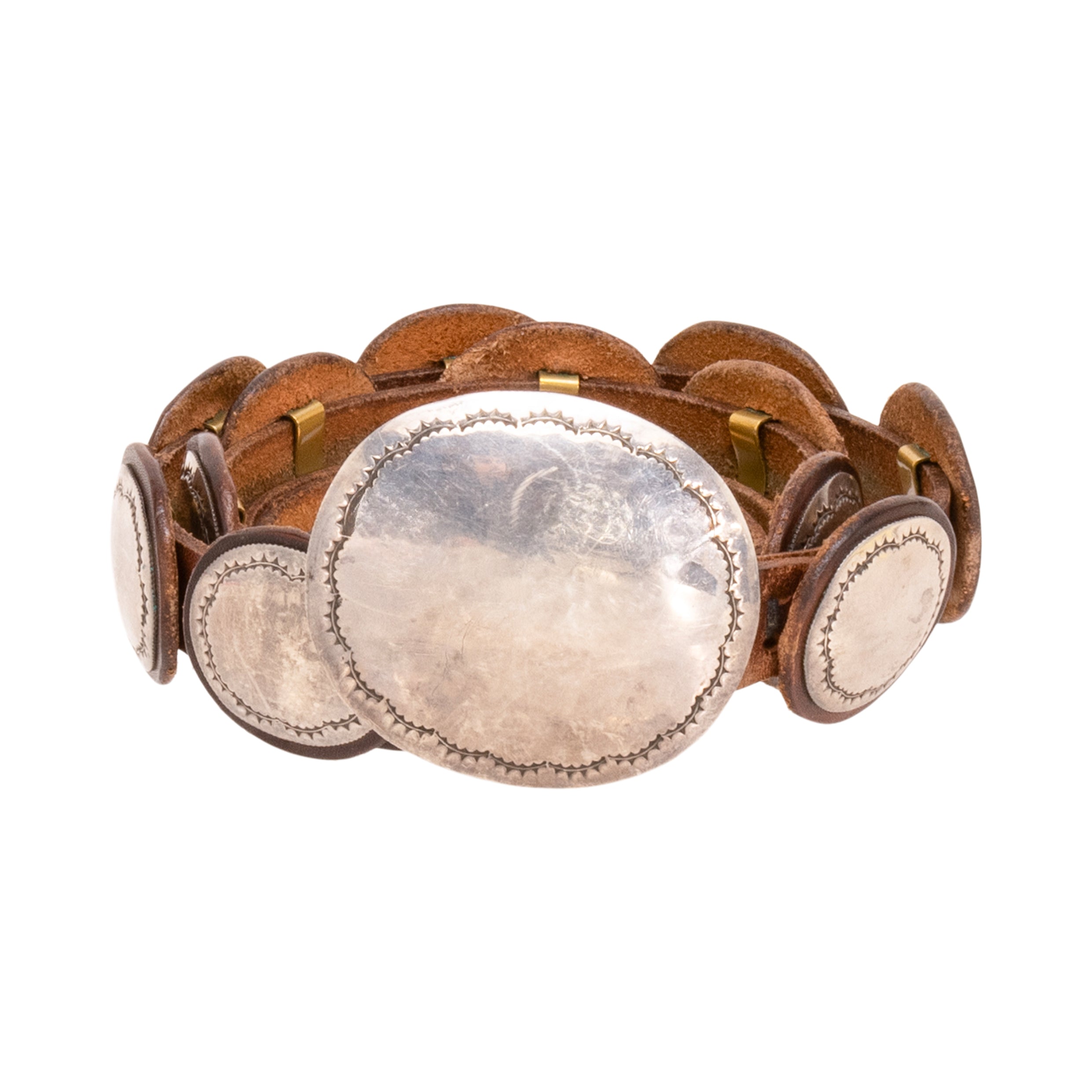 Navajo Silver Concho Belt