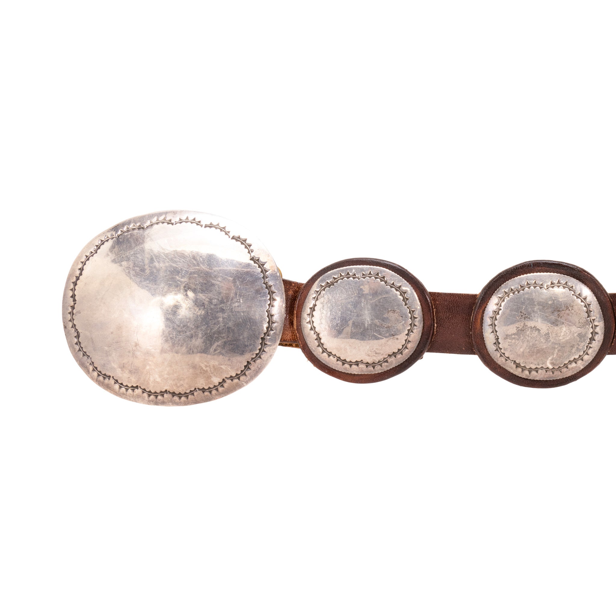 Navajo Silver Concho Belt