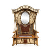 Adirondack Mirrored Hall Bench, Furnishings, Furniture, Bench