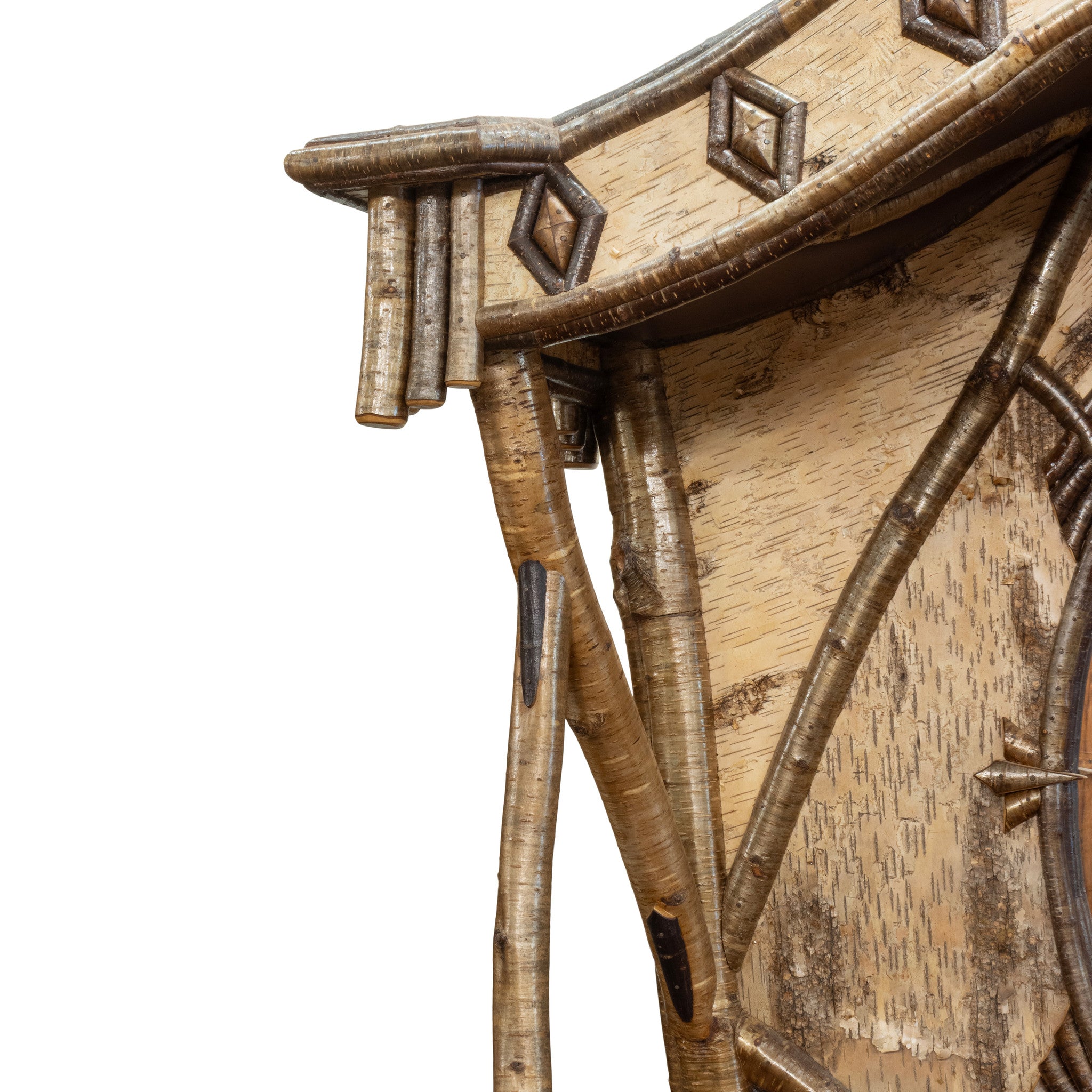 Adirondack Mirrored Hall Bench