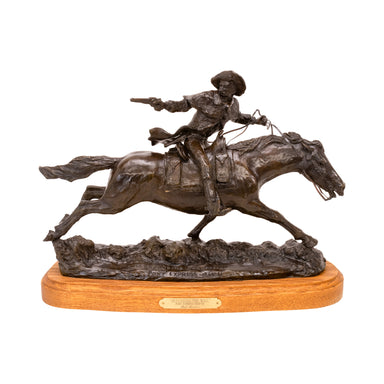 Defending the Mail by Robert Scriver, Fine Art, Bronze, Limited