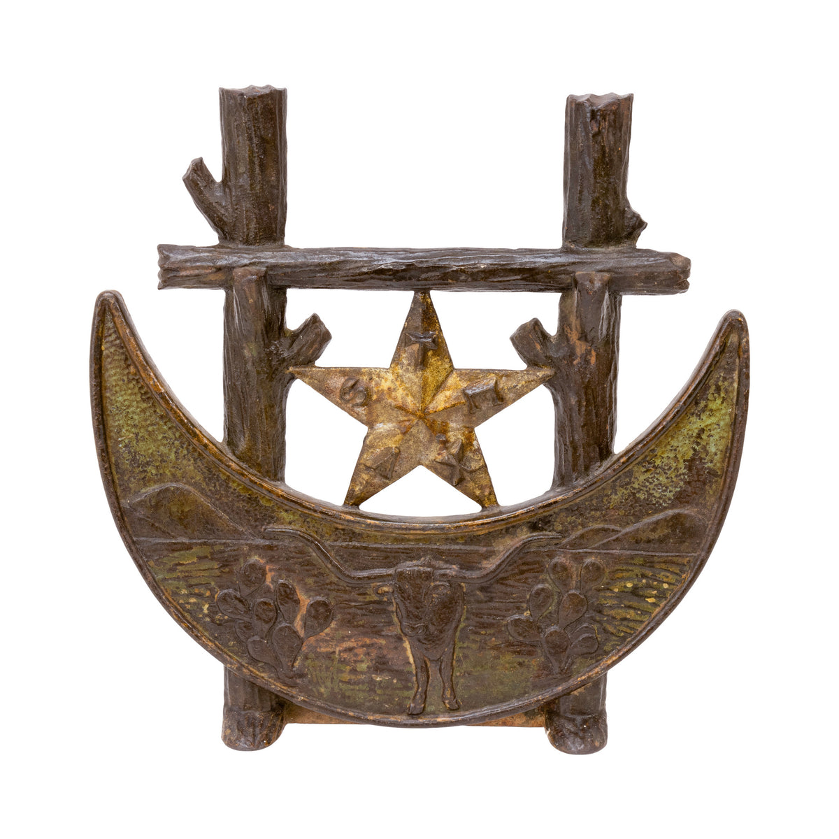 Texas Centennial Cast Iron Boot Scraper — Cisco's Gallery