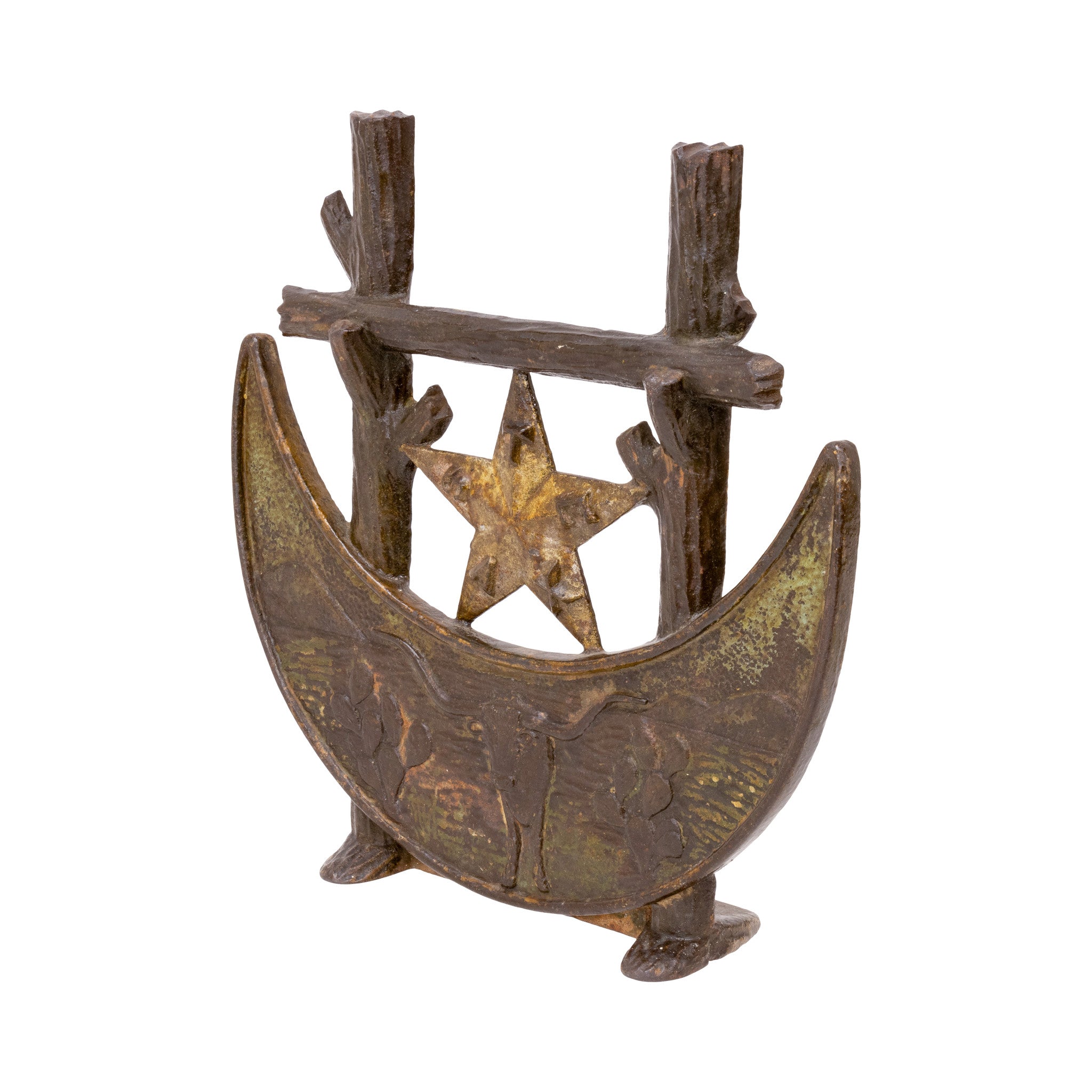 Texas Centennial Cast Iron Boot Scraper