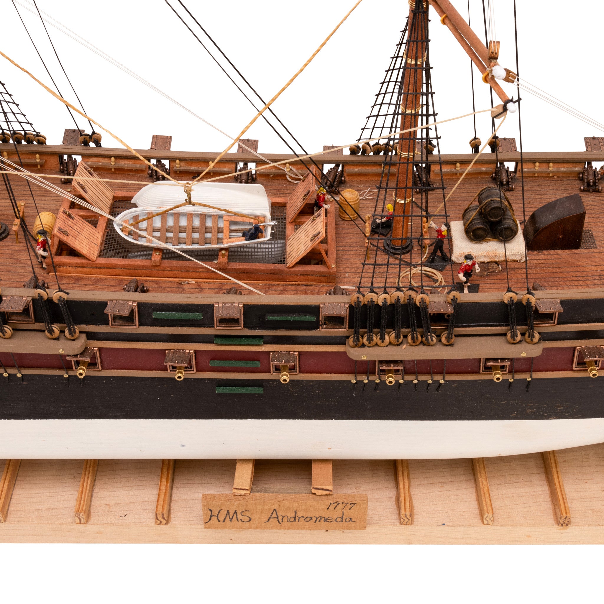 HMS Andromeda Wood Ship Model by Richard Hewitt