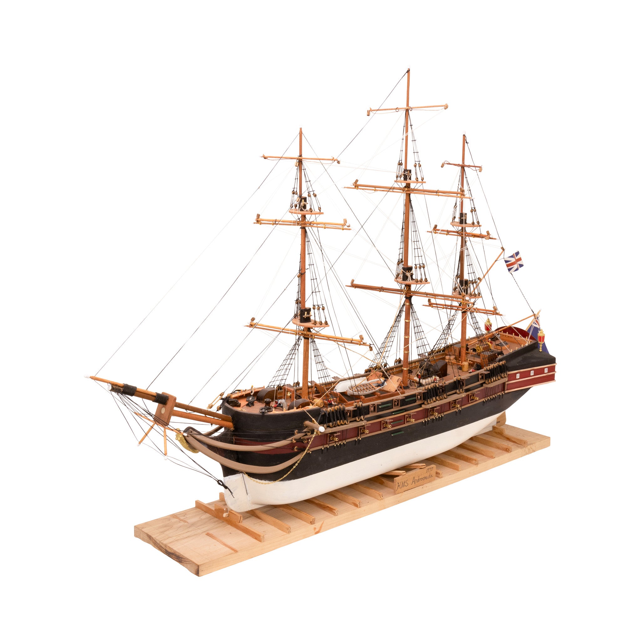 HMS Andromeda Wood Ship Model by Richard Hewitt