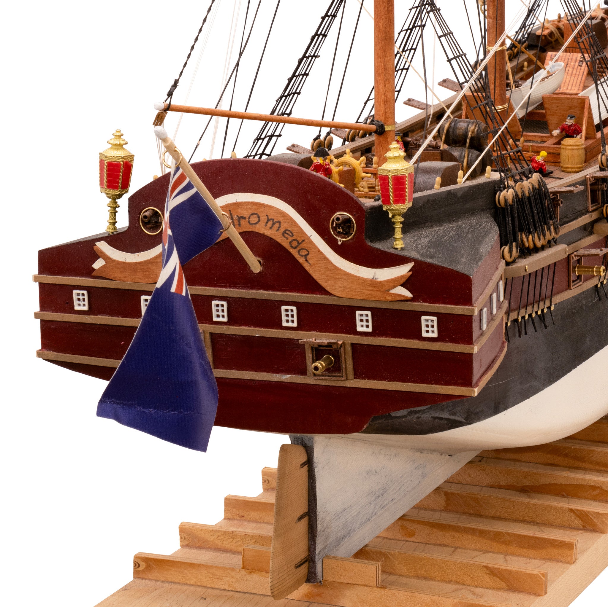 HMS Andromeda Wood Ship Model by Richard Hewitt