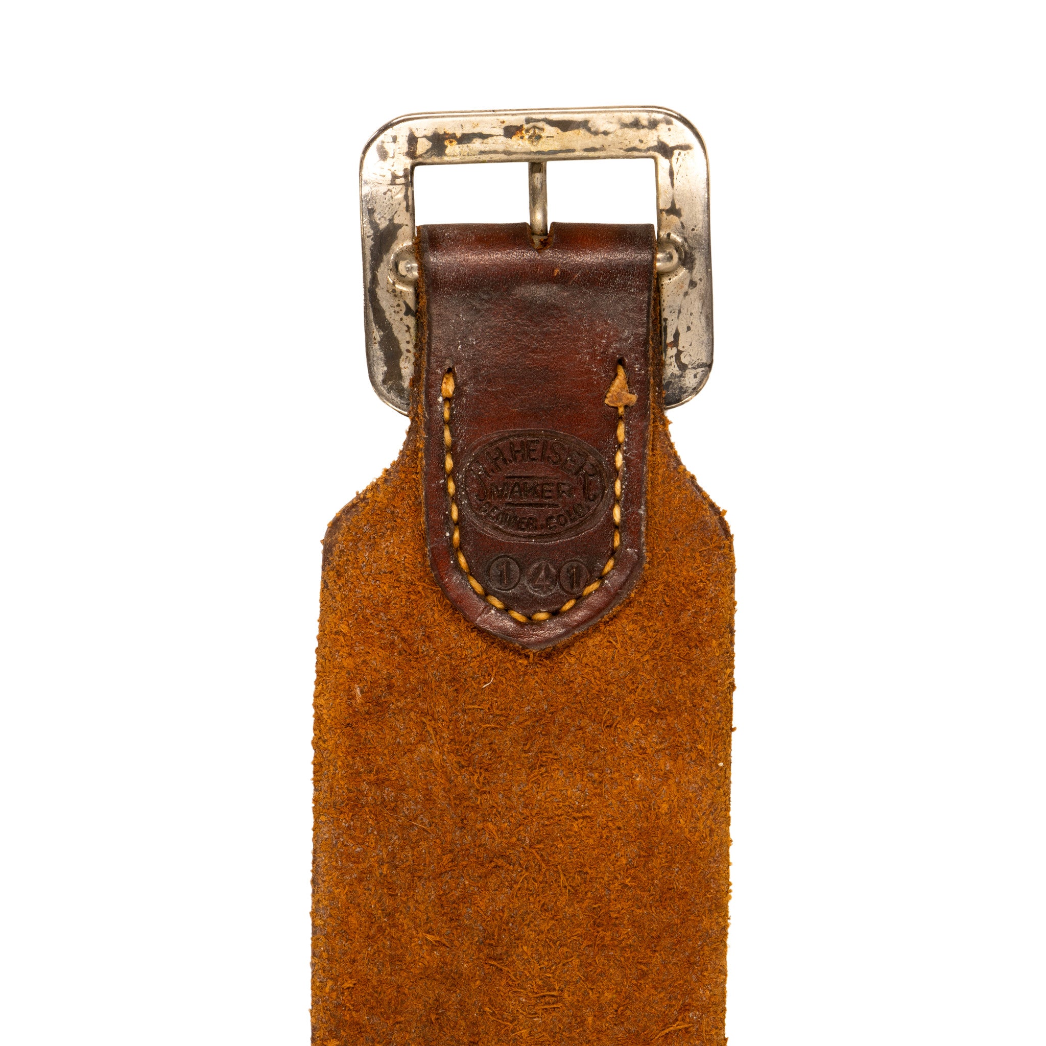 H. Heiser Catridge Belt and Holster for 7 1/2" Colt