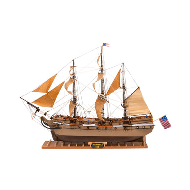USS Trumbull Wood Model Ship by Richard Hewitt, Furnishings, Maritime, Other