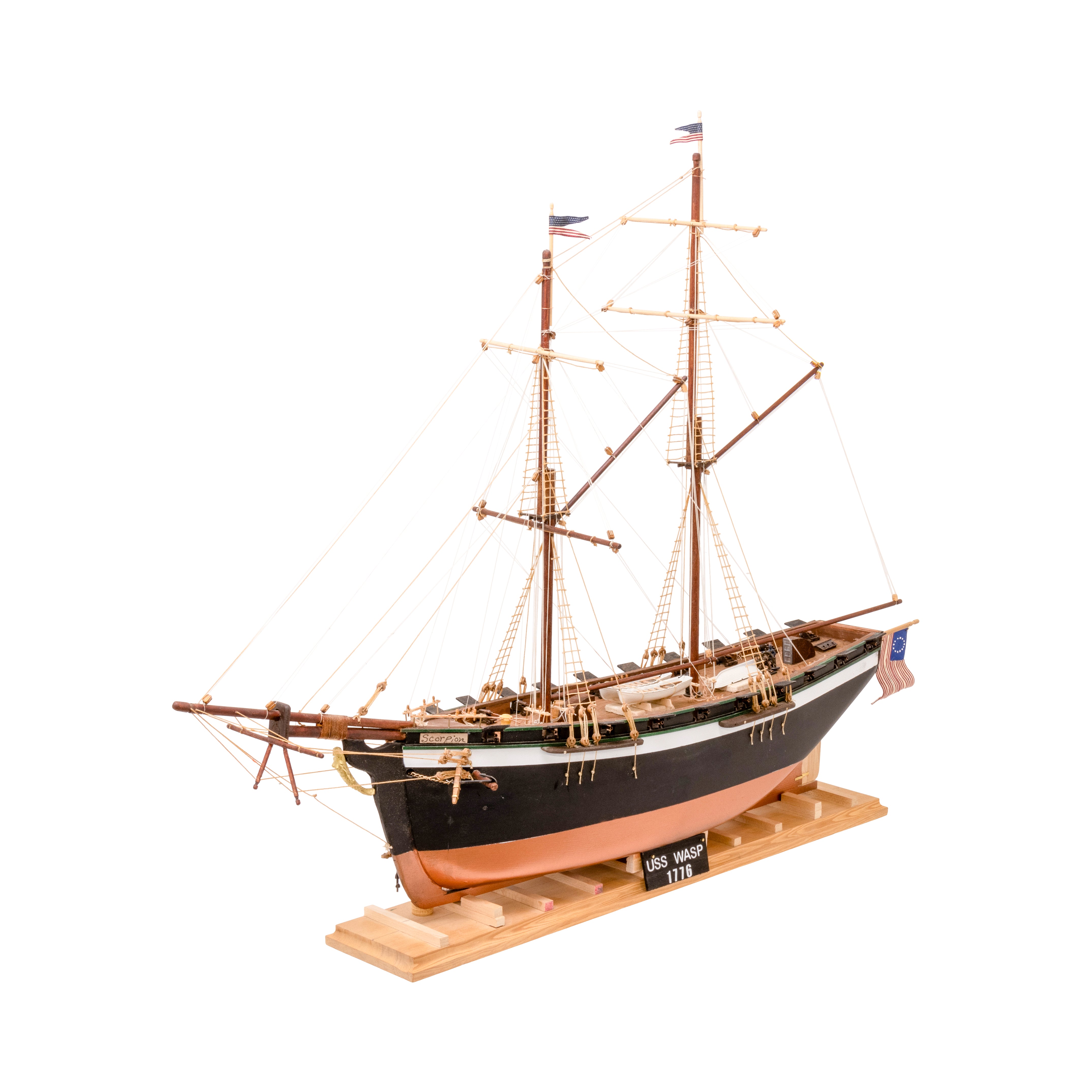 USS Wasp Model Ship by Richard Hewitt