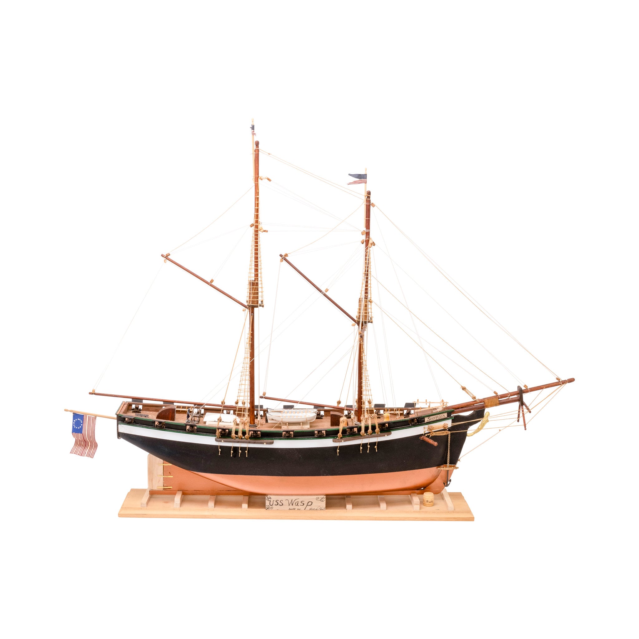 USS Wasp Model Ship by Richard Hewitt