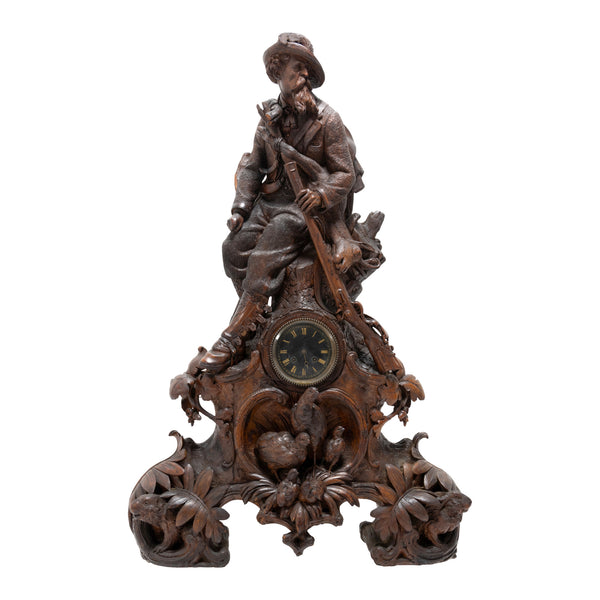 Black Forest Hunter's Clock, Furnishings, Black Forest, Clock