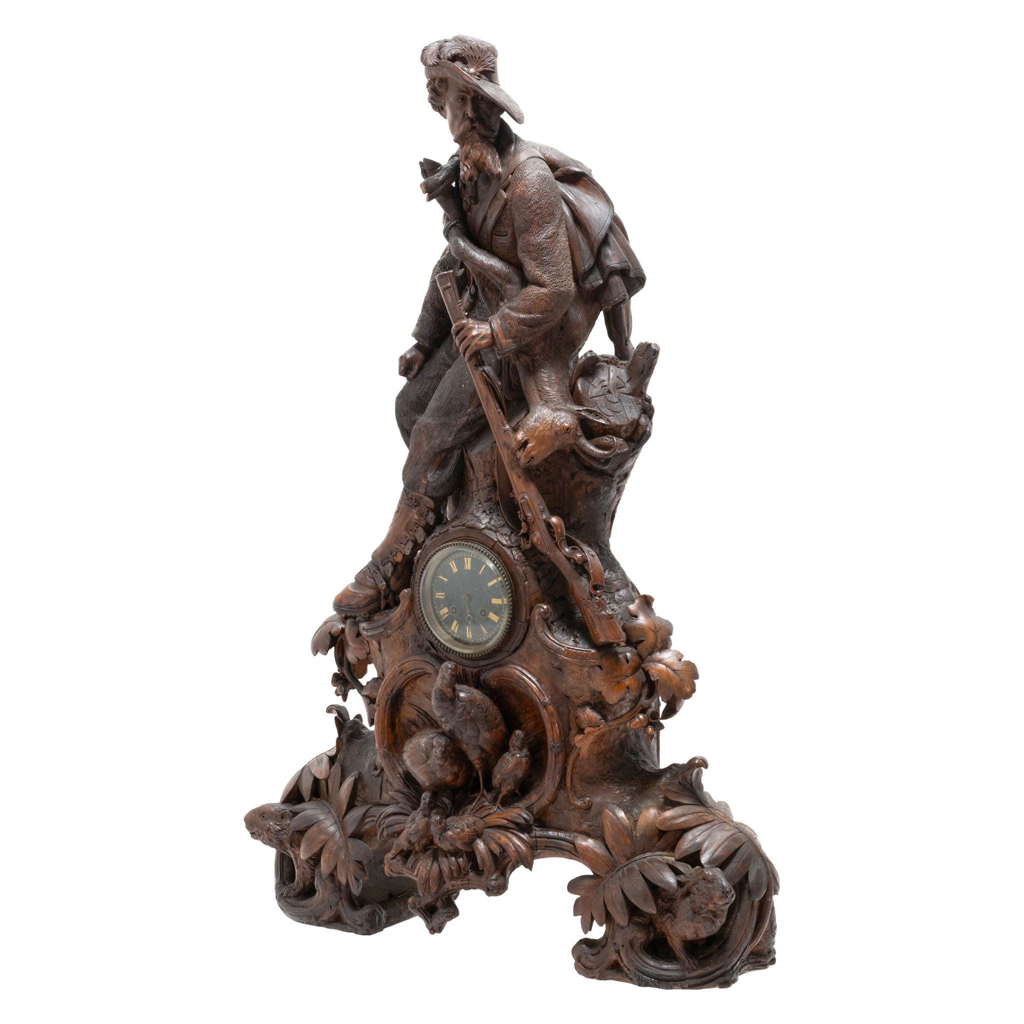 Black Forest Hunter's Clock