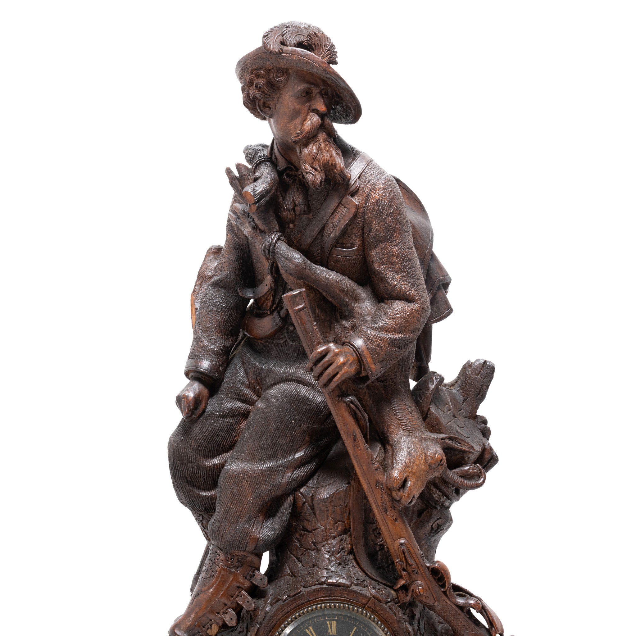 Black Forest Hunter's Clock