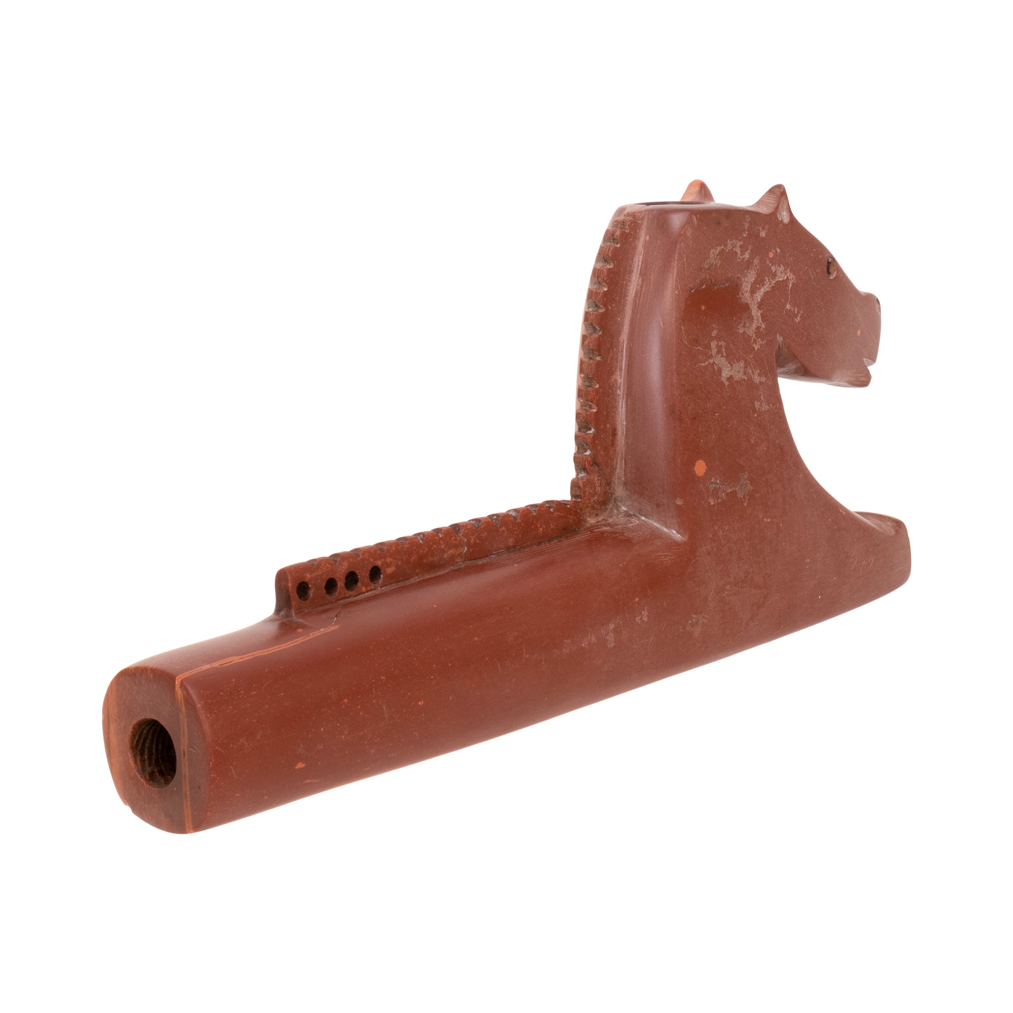 Sioux Pipestone Horse Pipe