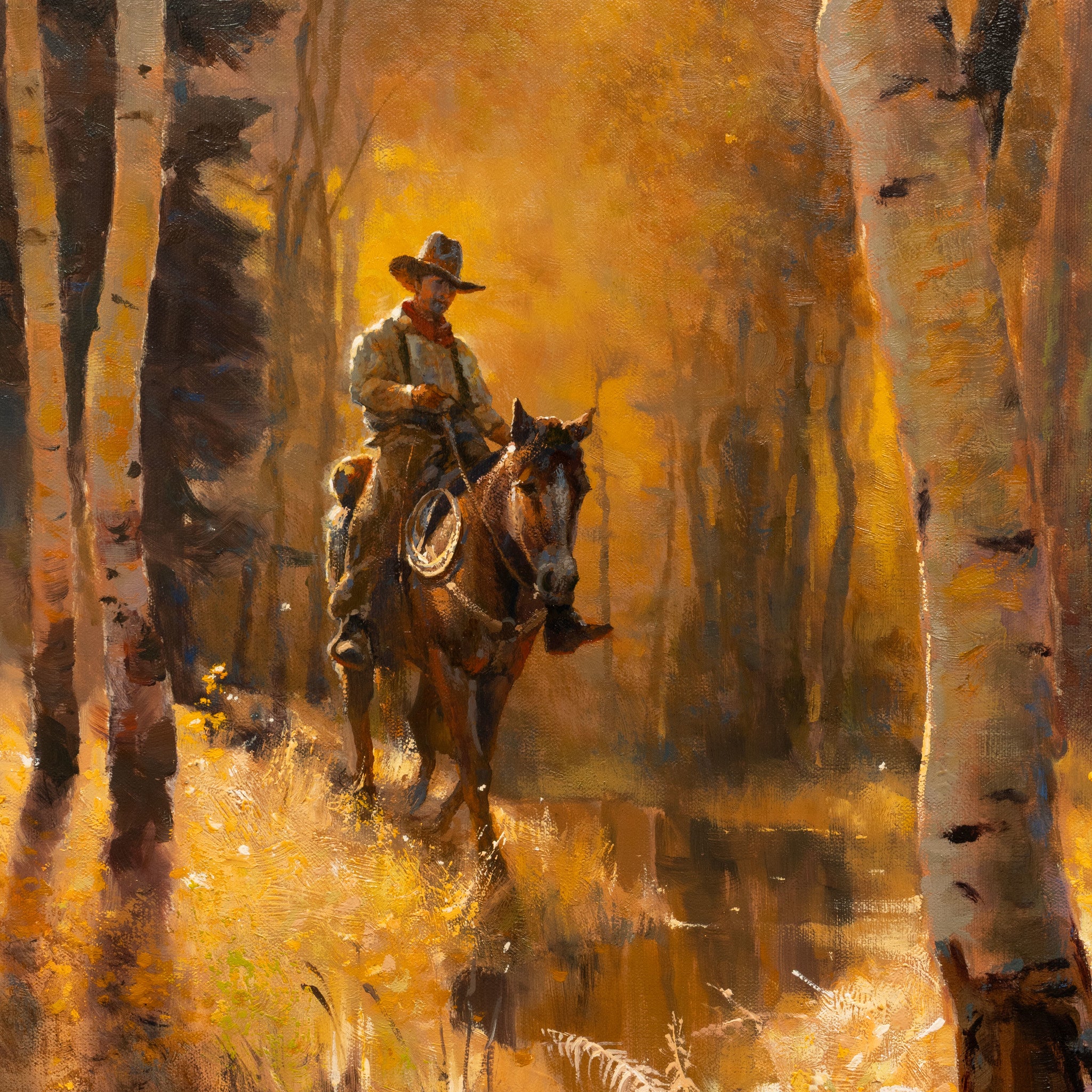 Tracking Through the Aspen by Greg Parker