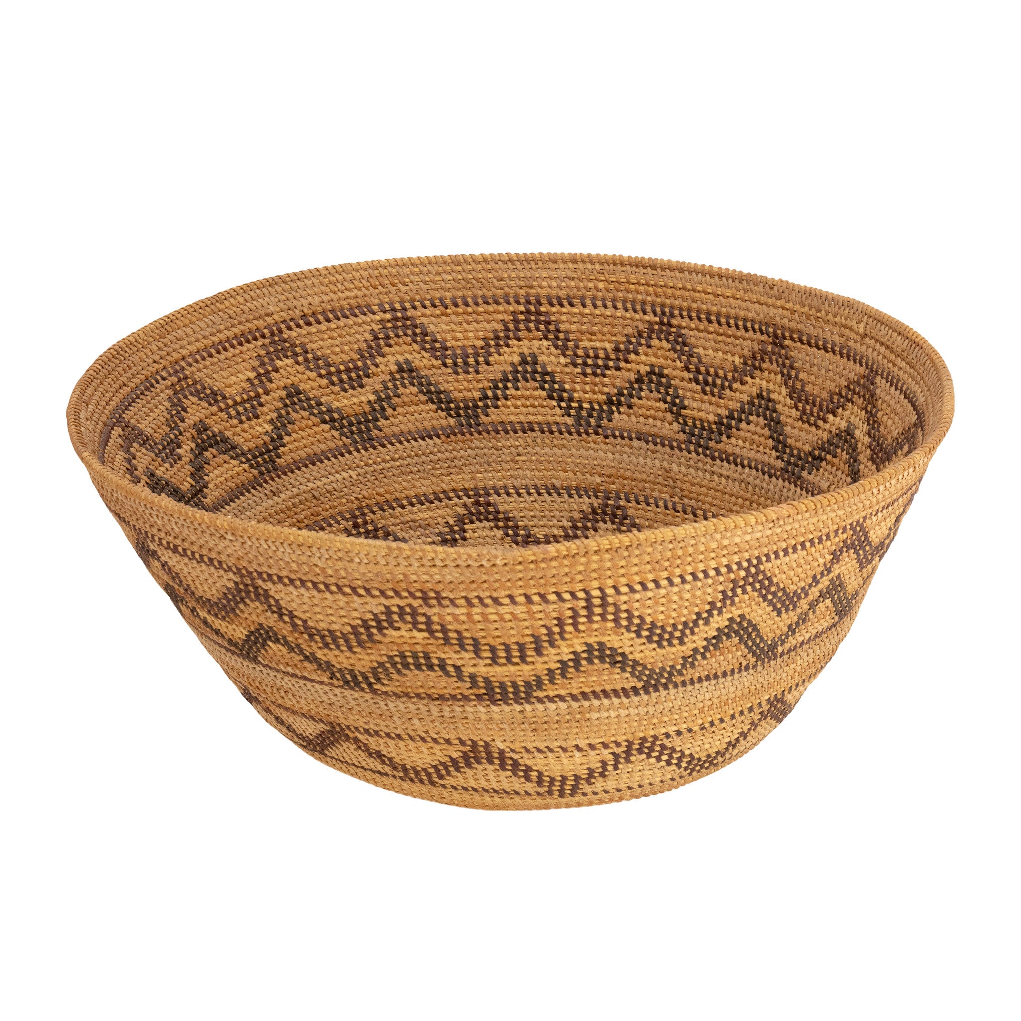 Yokuts Coiled Basketry Bowl