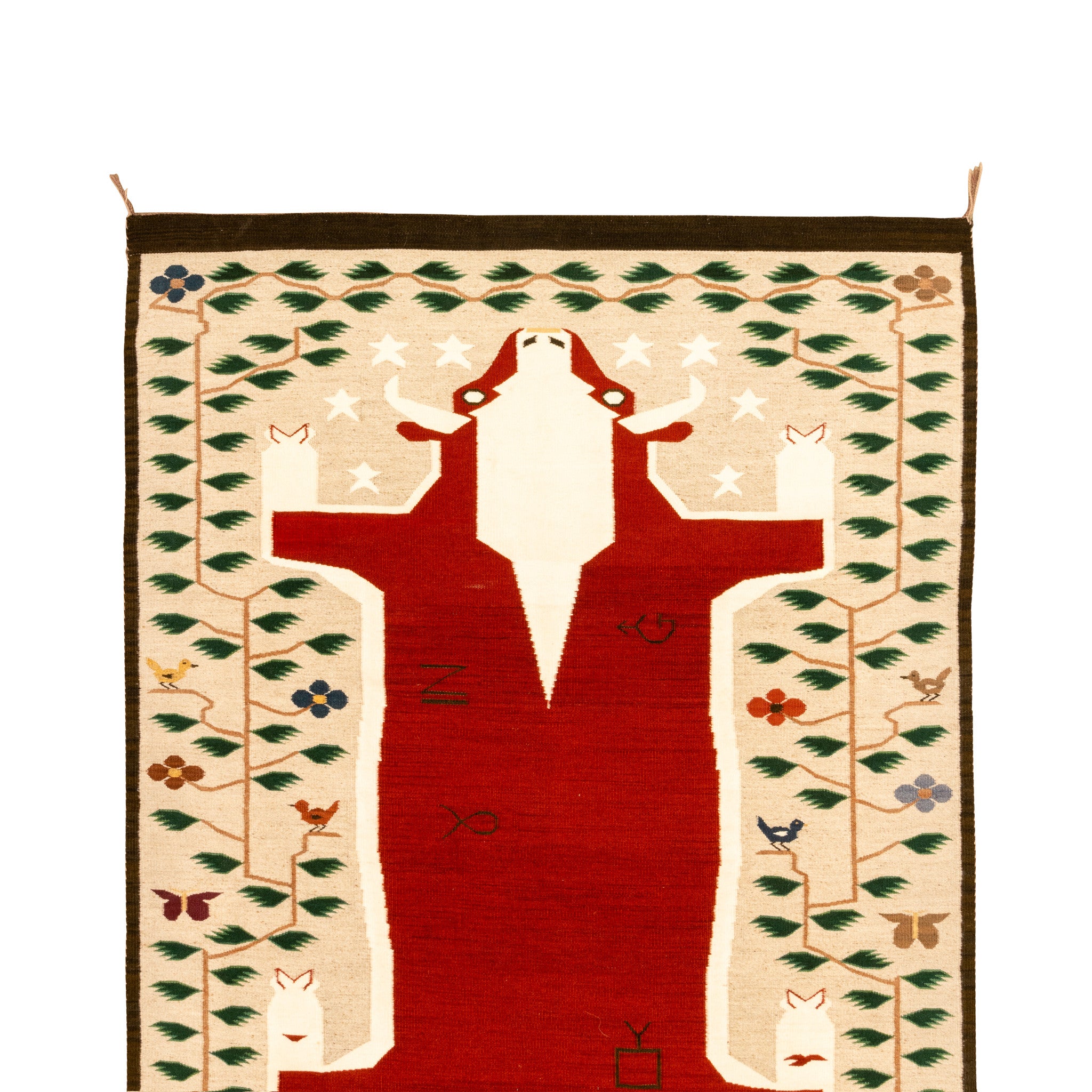 Navajo Steer Pictorial Weaving