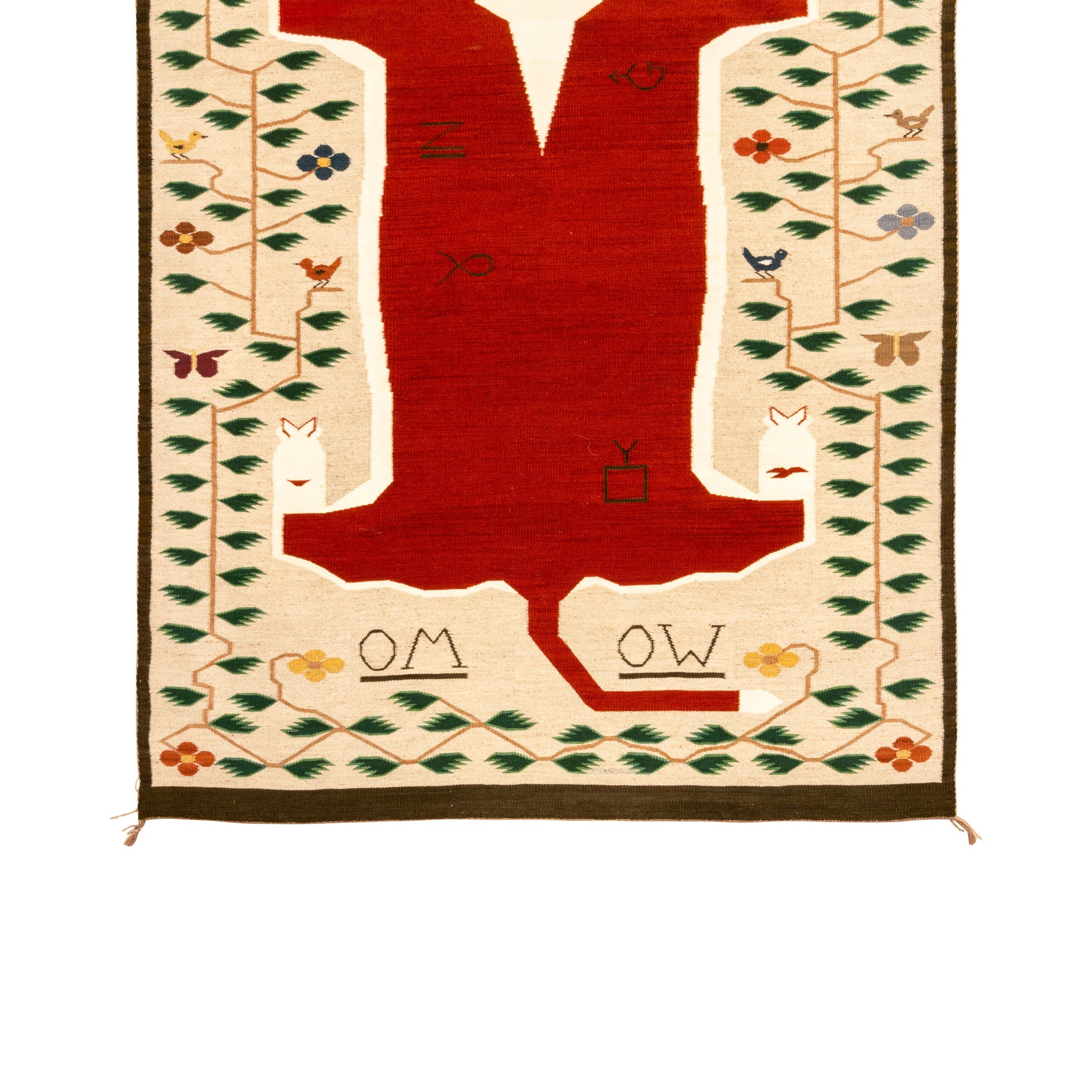 Navajo Steer Pictorial Weaving