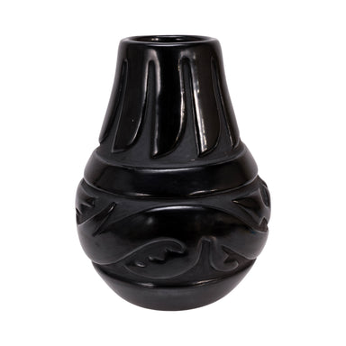 Santa Clara Pottery Jar, Native, Pottery, Historic