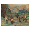 Elk Family by Bud Boughton, Fine Art, Painting, Wildlife